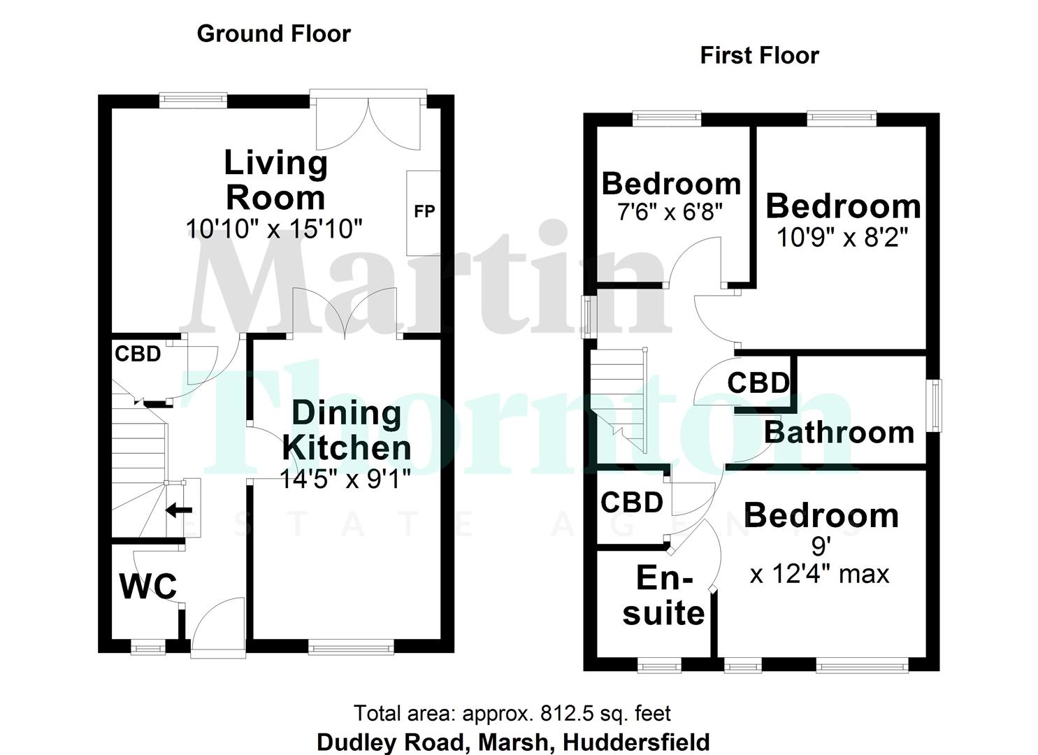1a, Dudley Road, Huddersfield floorplan