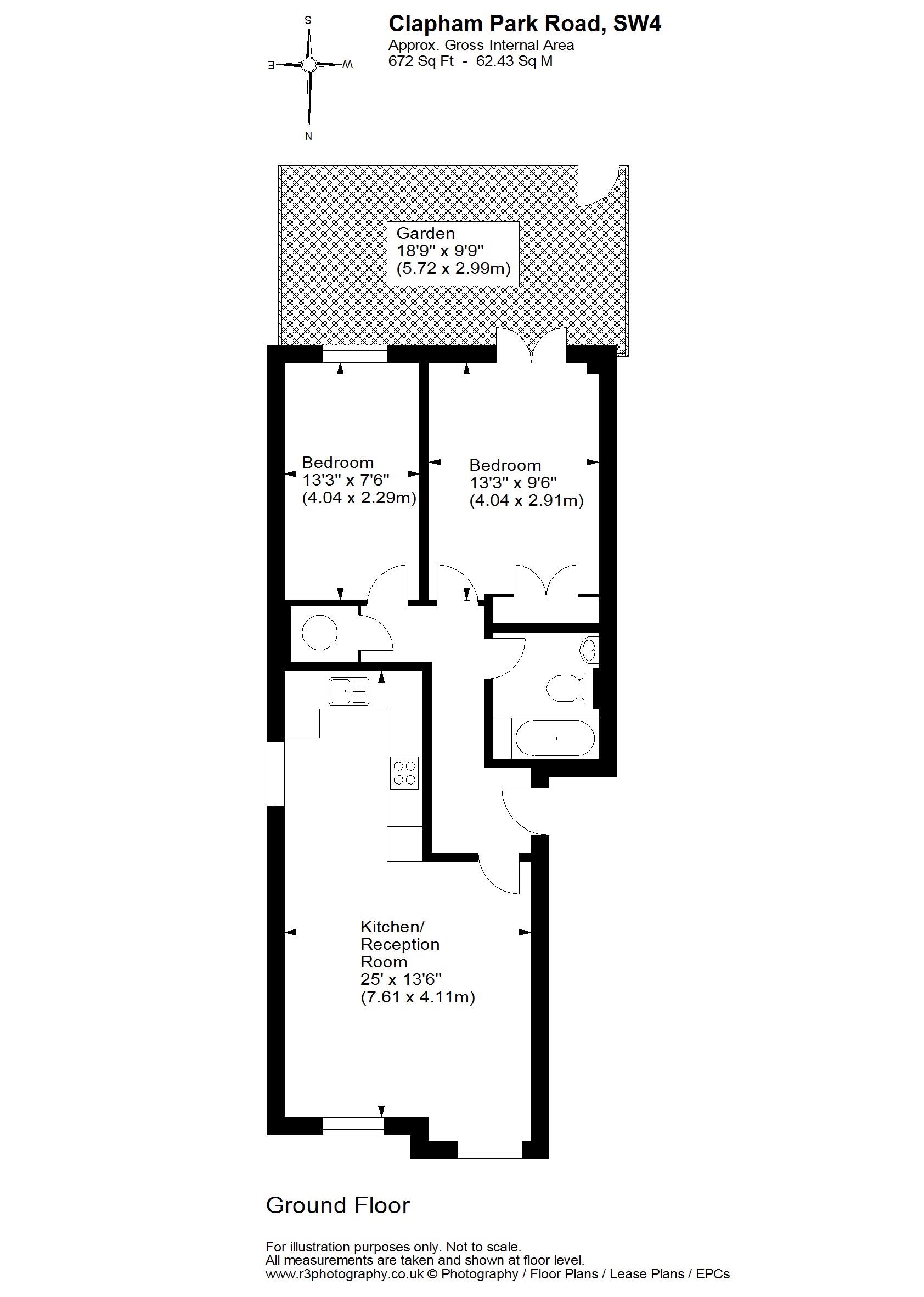 2 Bedrooms Flat for sale in Clapham Park Estate, Headlam Road, London SW4