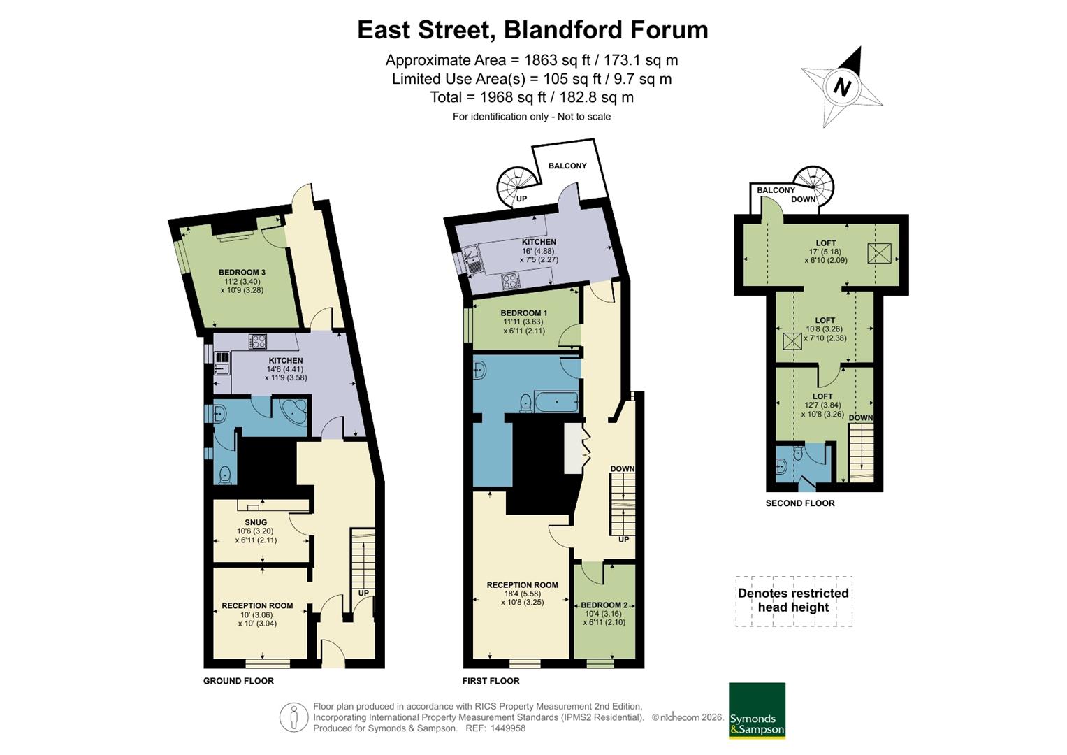 18, East Street, Blandford Forum floorplan
