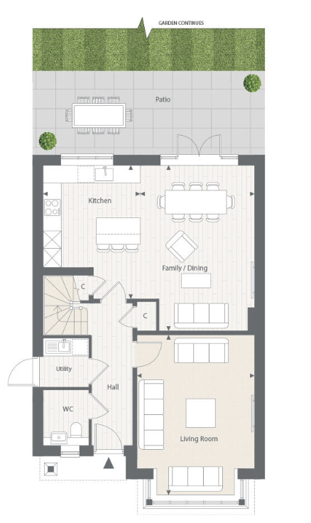 Hareshill, Featherfall Road, Fleet floorplan