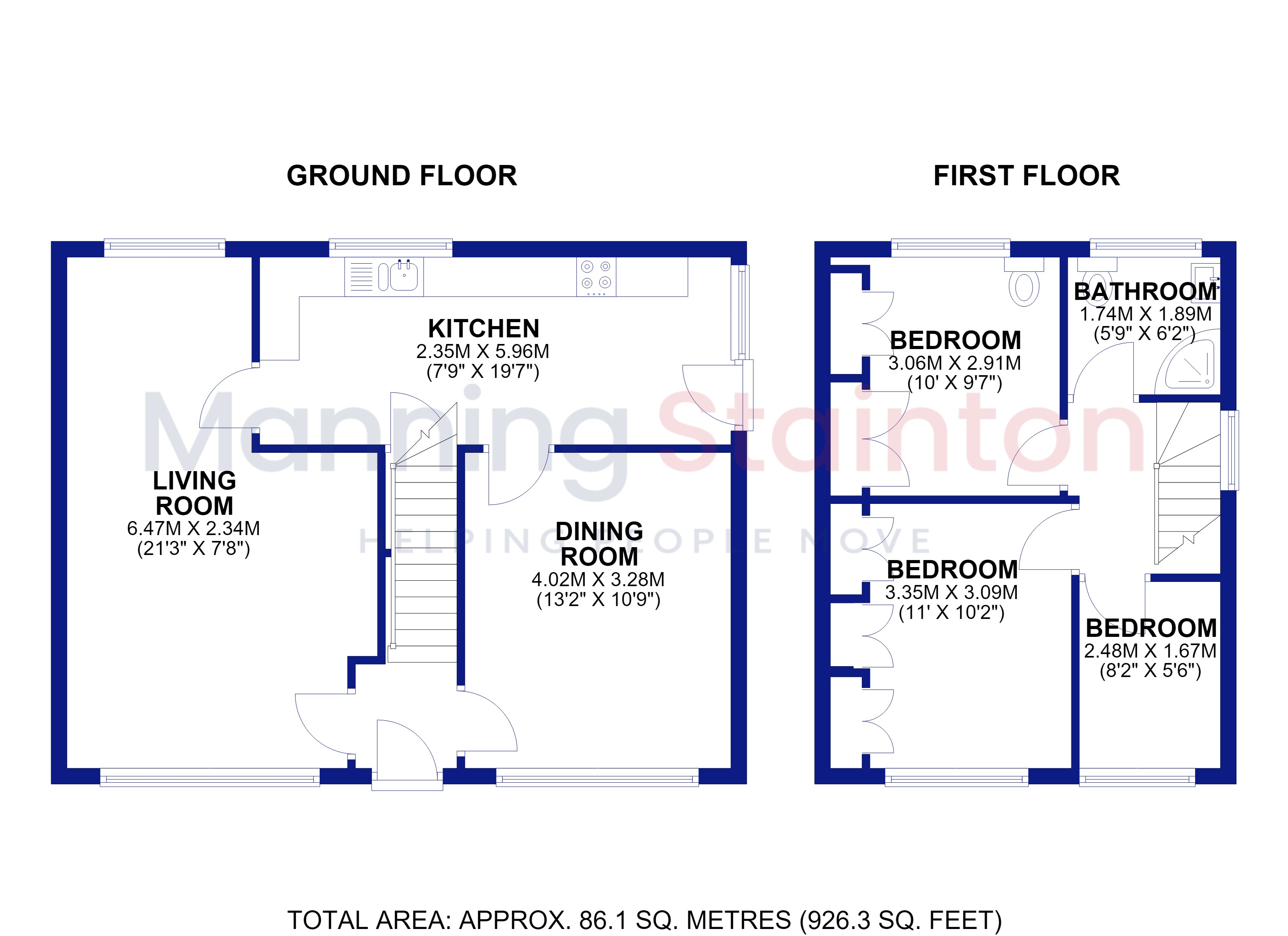 3, Beckbury Close, Pudsey floorplan