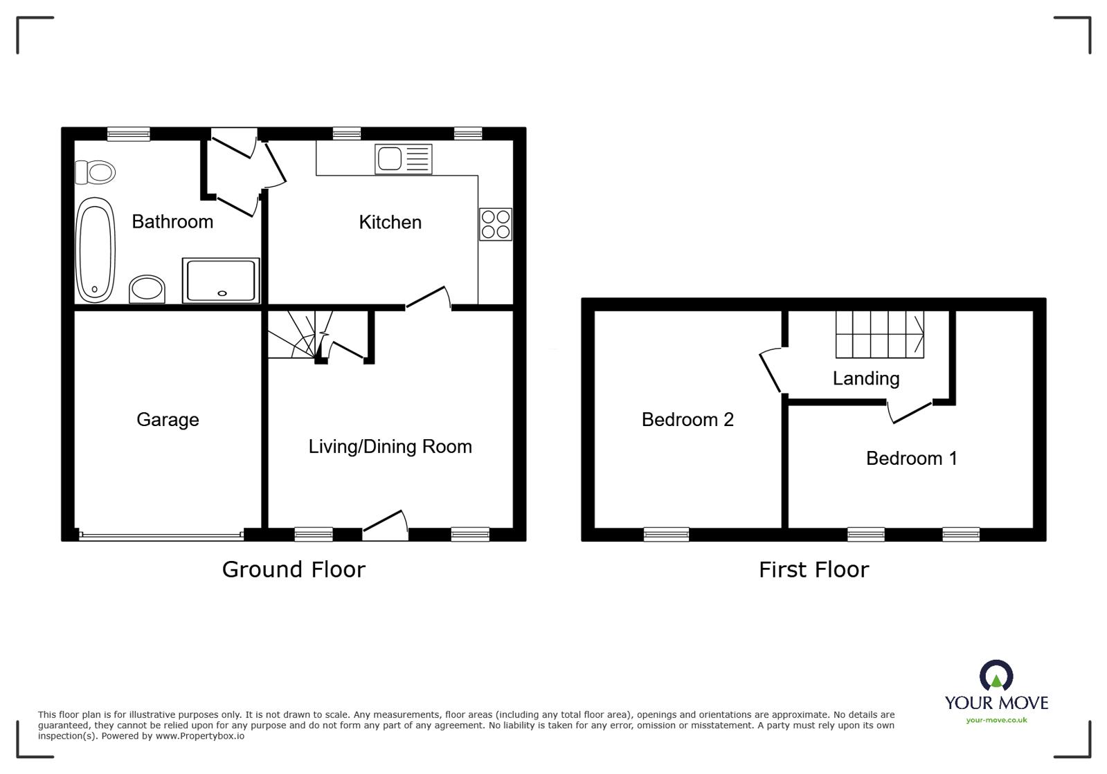 Fairhaven Cottage,, Mawbray, Cumbria floorplan