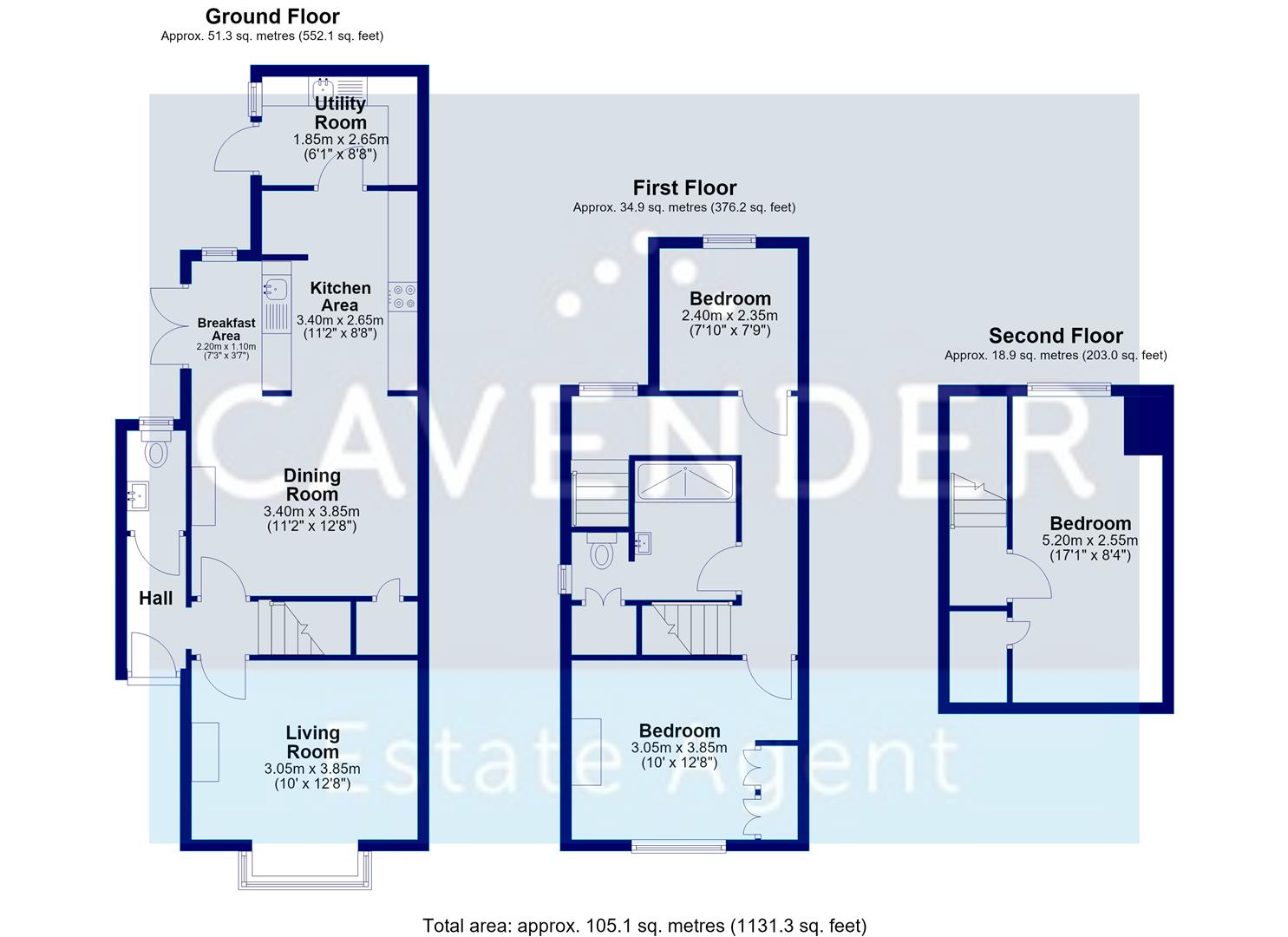 Mount Road, Cranleigh floorplan