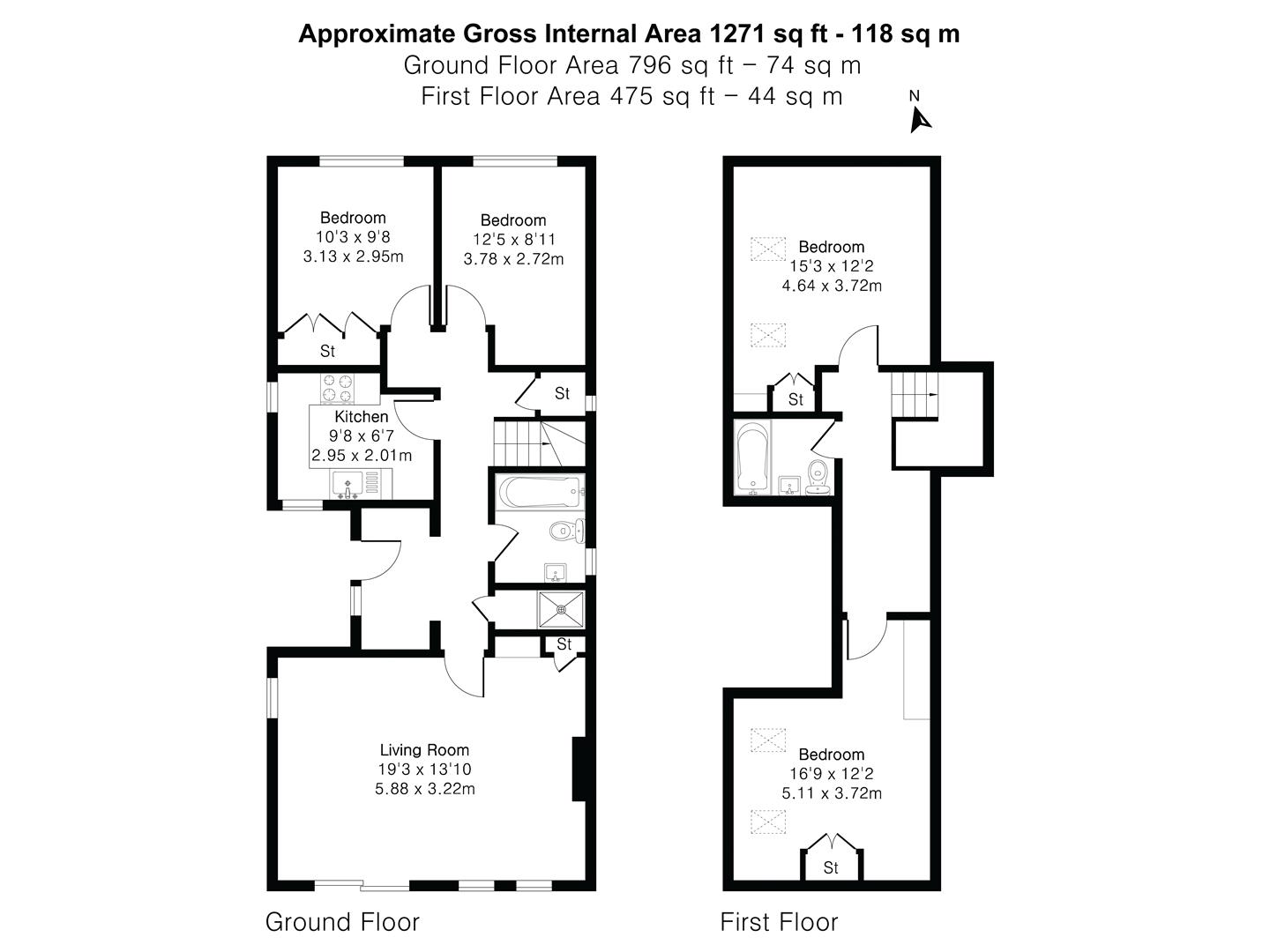112, Seymour Street, Cambridge floorplan