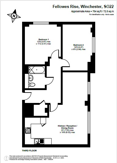 55 Percival House,, Fellowes Rise, Hampshire floorplan
