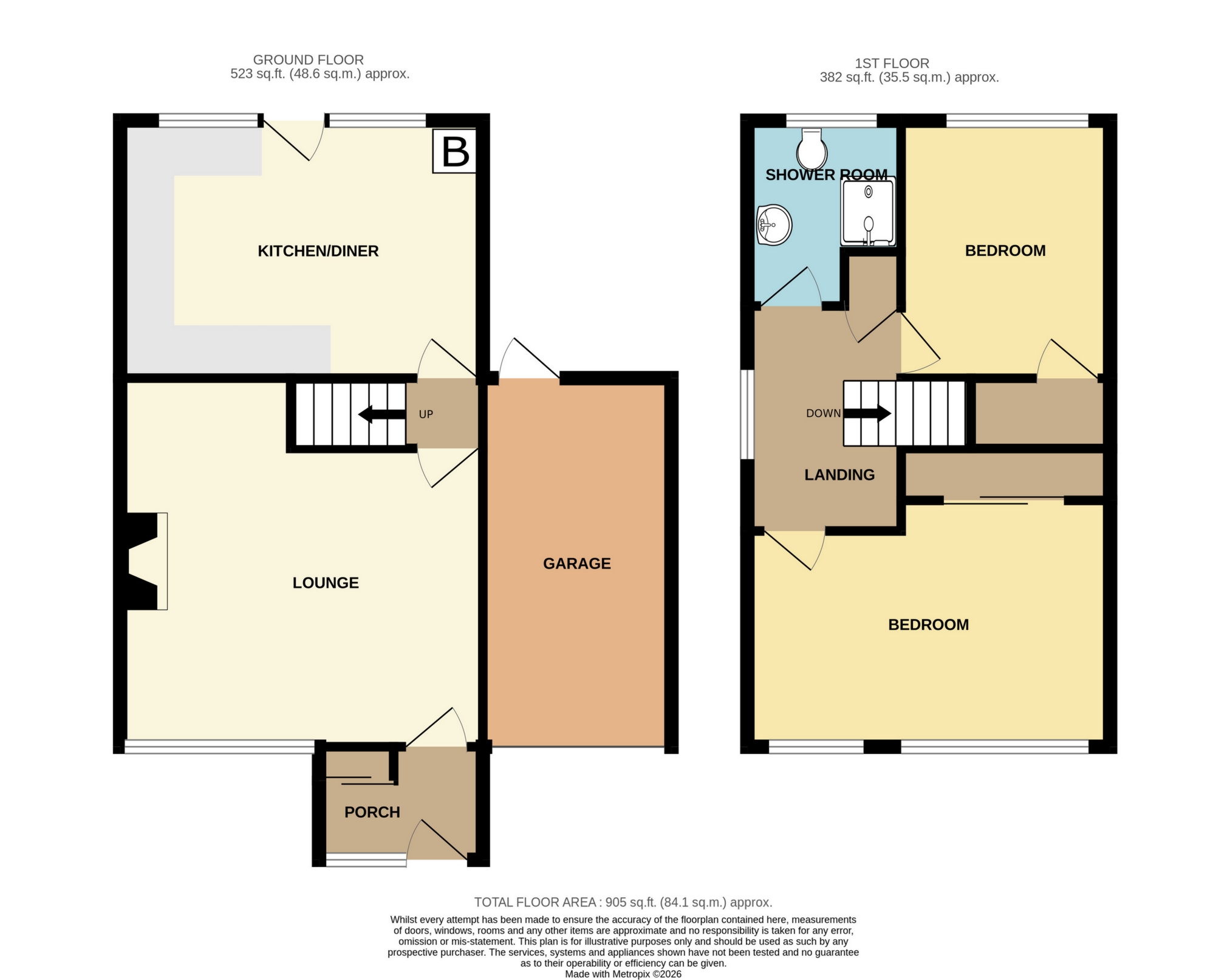 12, Sheraton Drive, Kidderminster floorplan