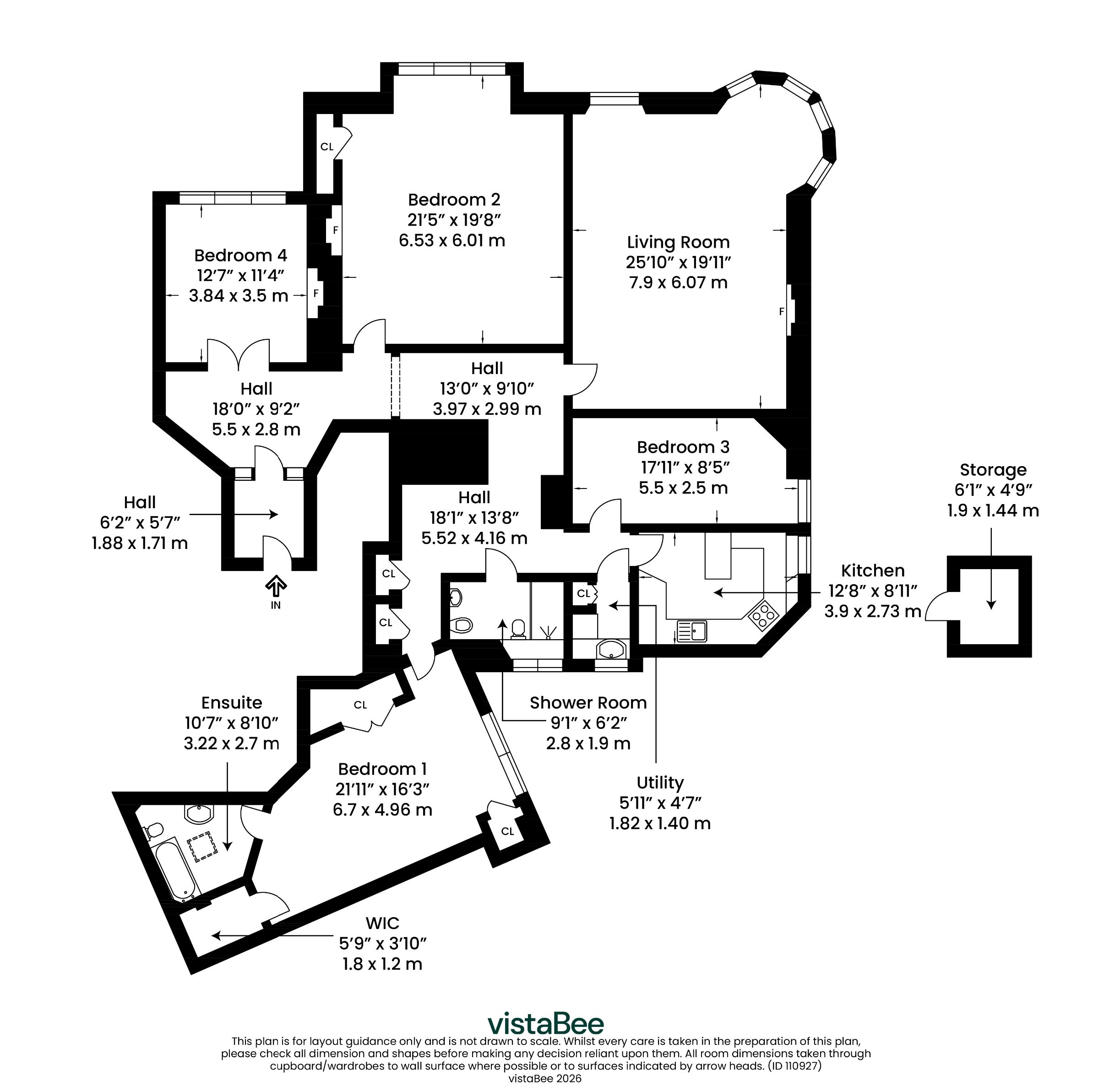 Flat 24/2, Rothesay Terrace, Edinburgh floorplan