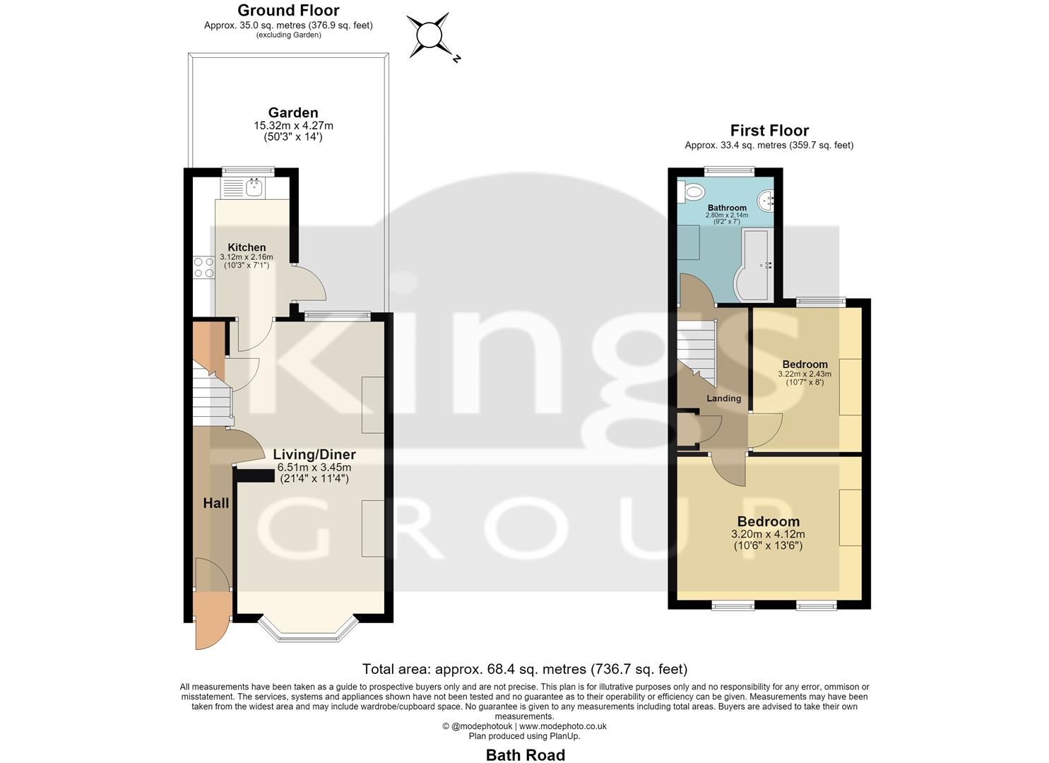 54, Bath Road, London floorplan
