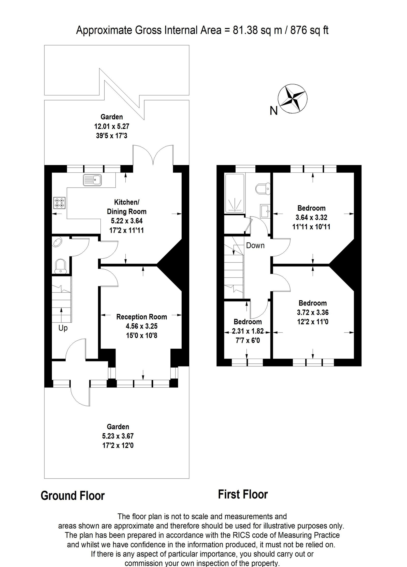 31, Melrose Gardens, New Malden floorplan