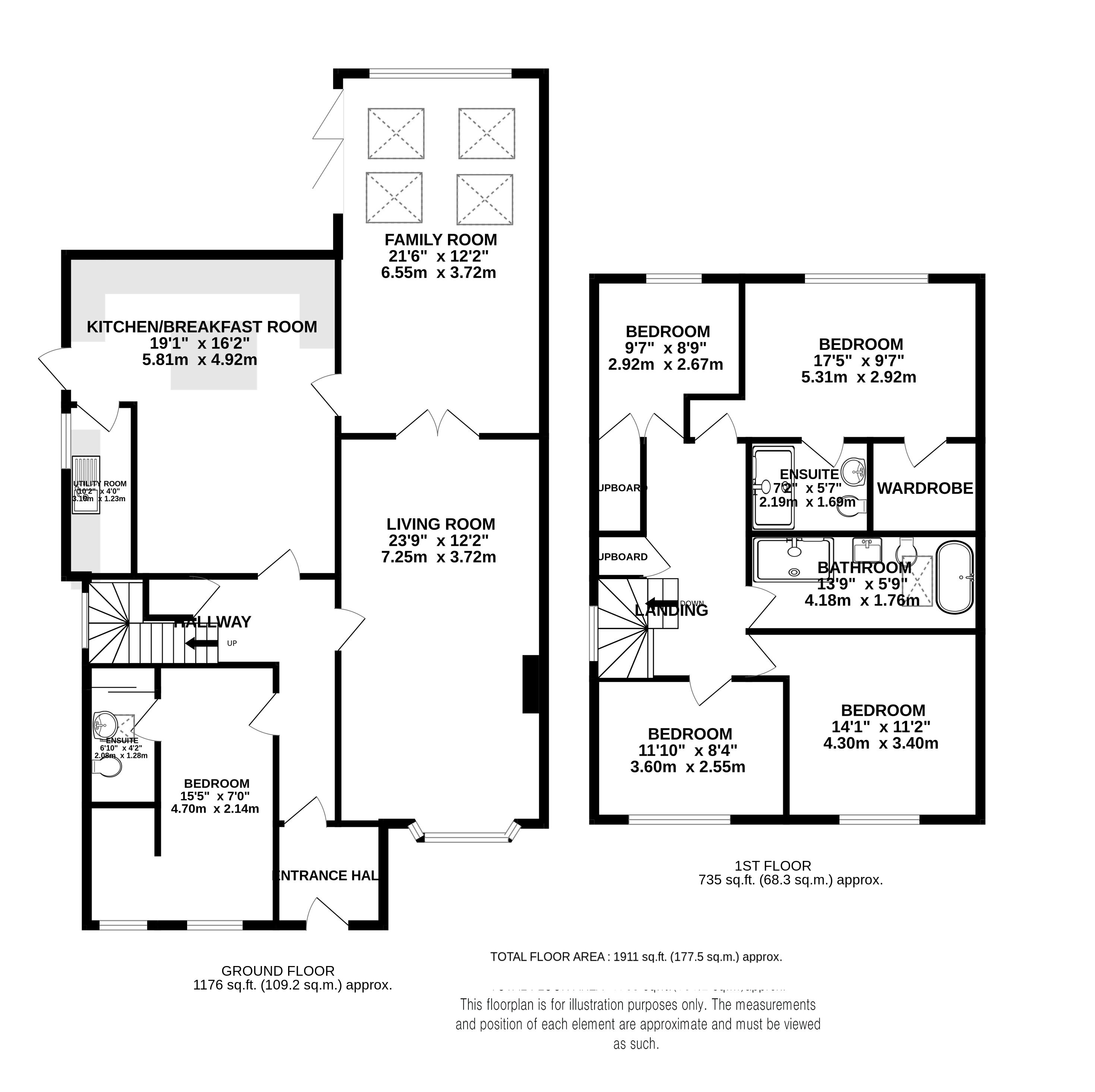 25, Harpenden Rise, Hertfordshire floorplan