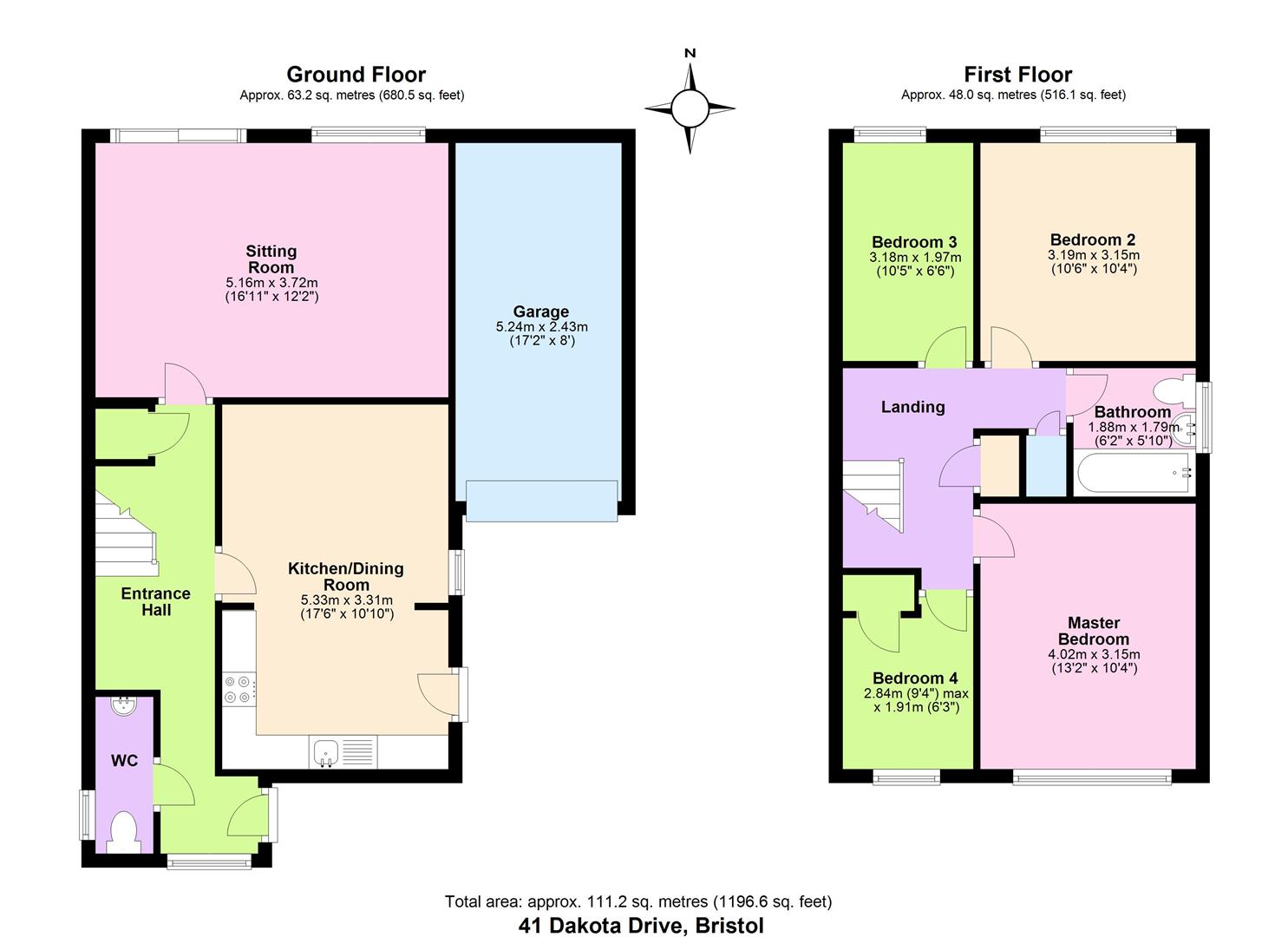 41, Dakota Drive, Bristol floorplan