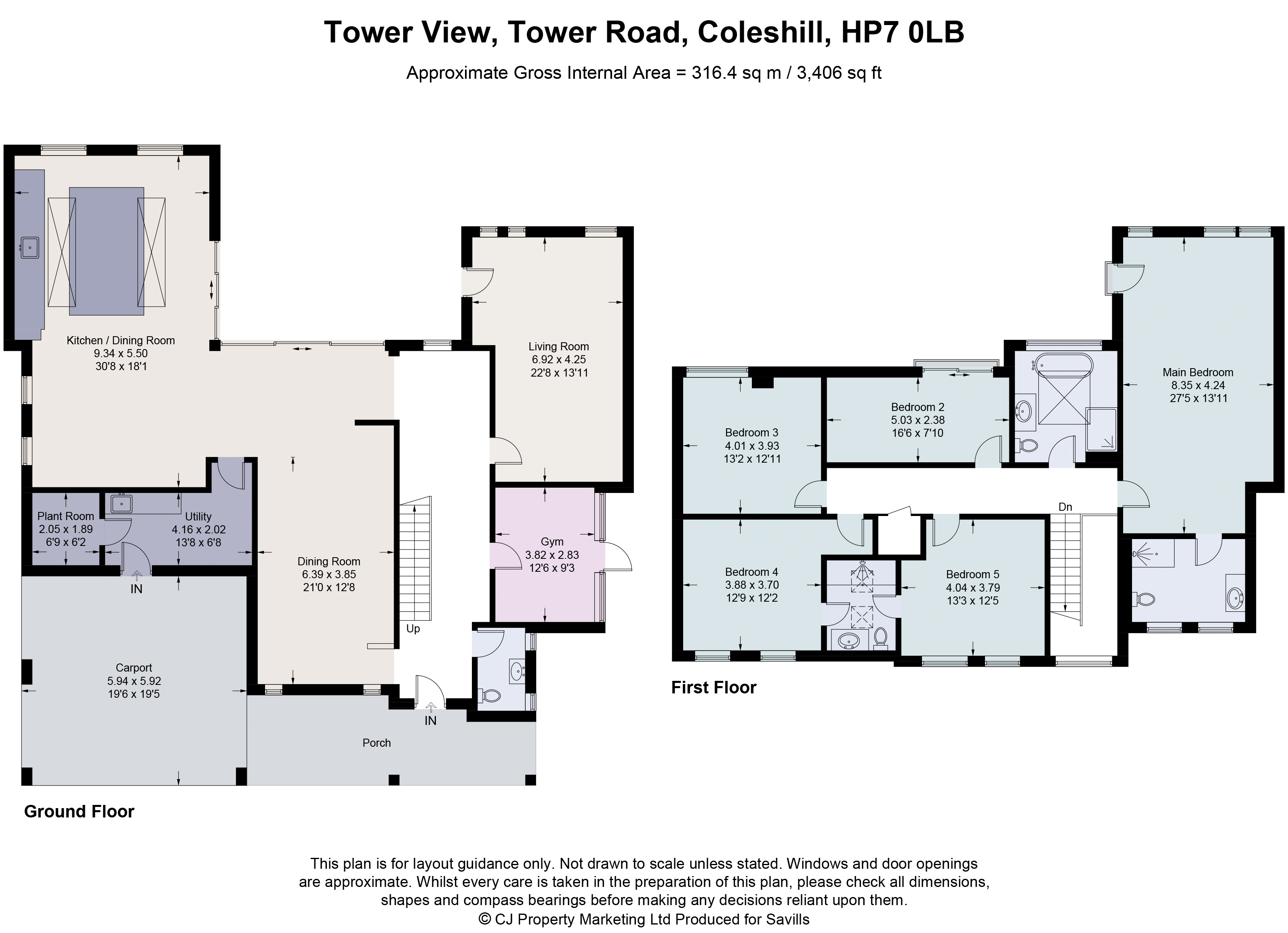 Tower View,, Tower Road, Amersham floorplan