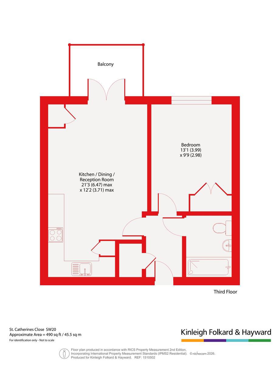 47, St. Catherines Close, London floorplan