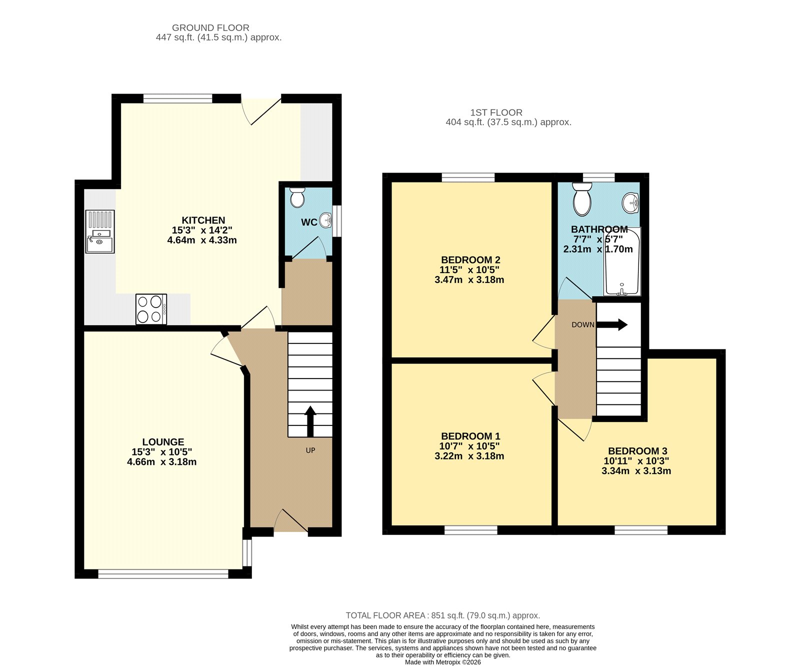 Campden Crescent, North East Lincs floorplan