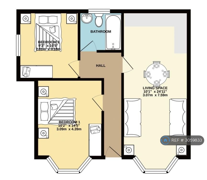 Jubilee Street, Rugby floorplan