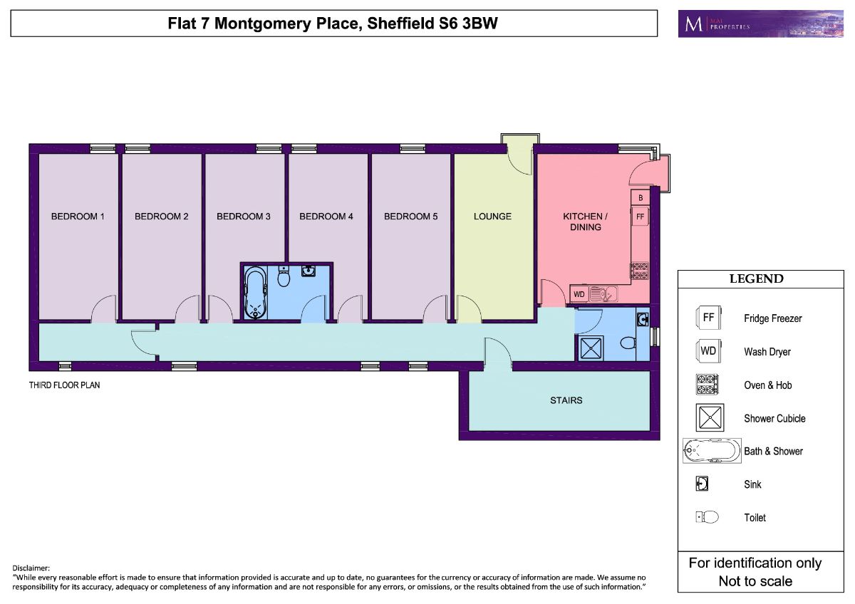 7 Montgomery Place, Sheffield floorplan