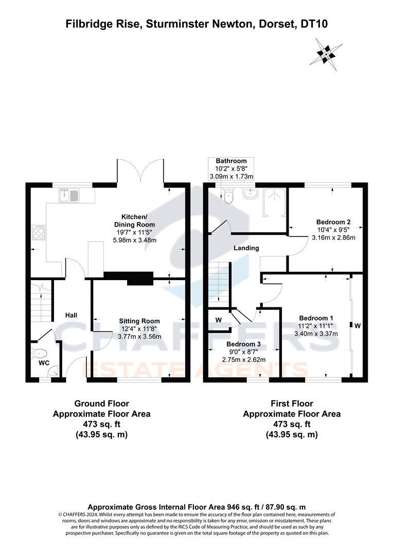44, Filbridge Rise, Sturminster Newton floorplan