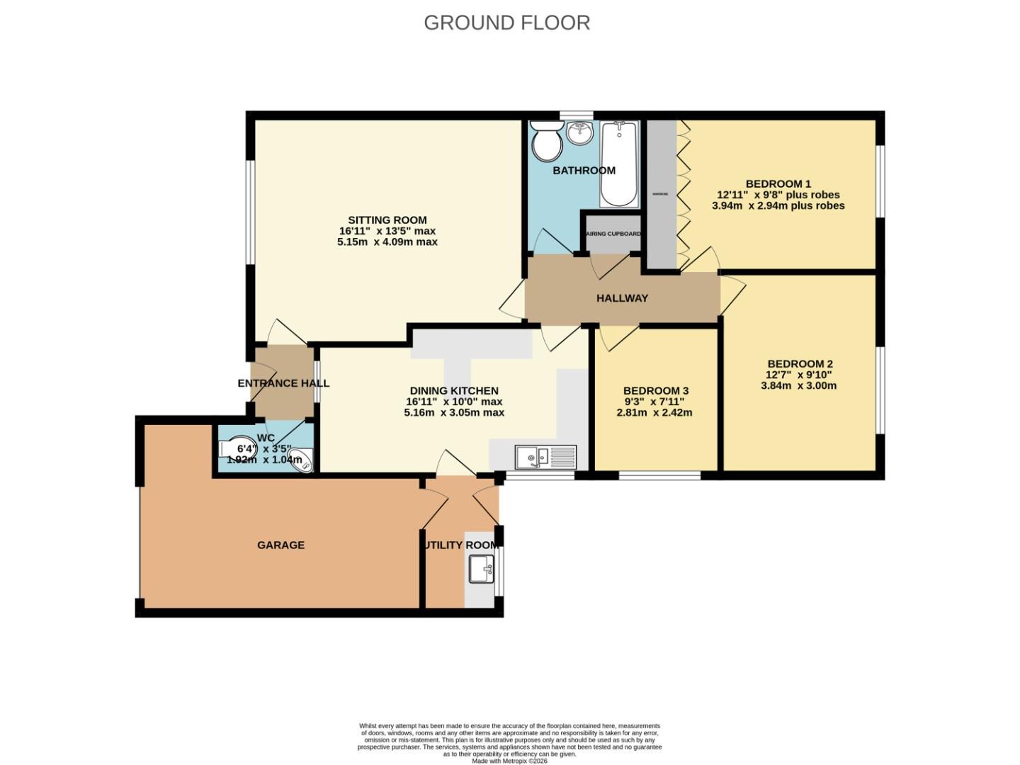 12, Balfour Way, York floorplan