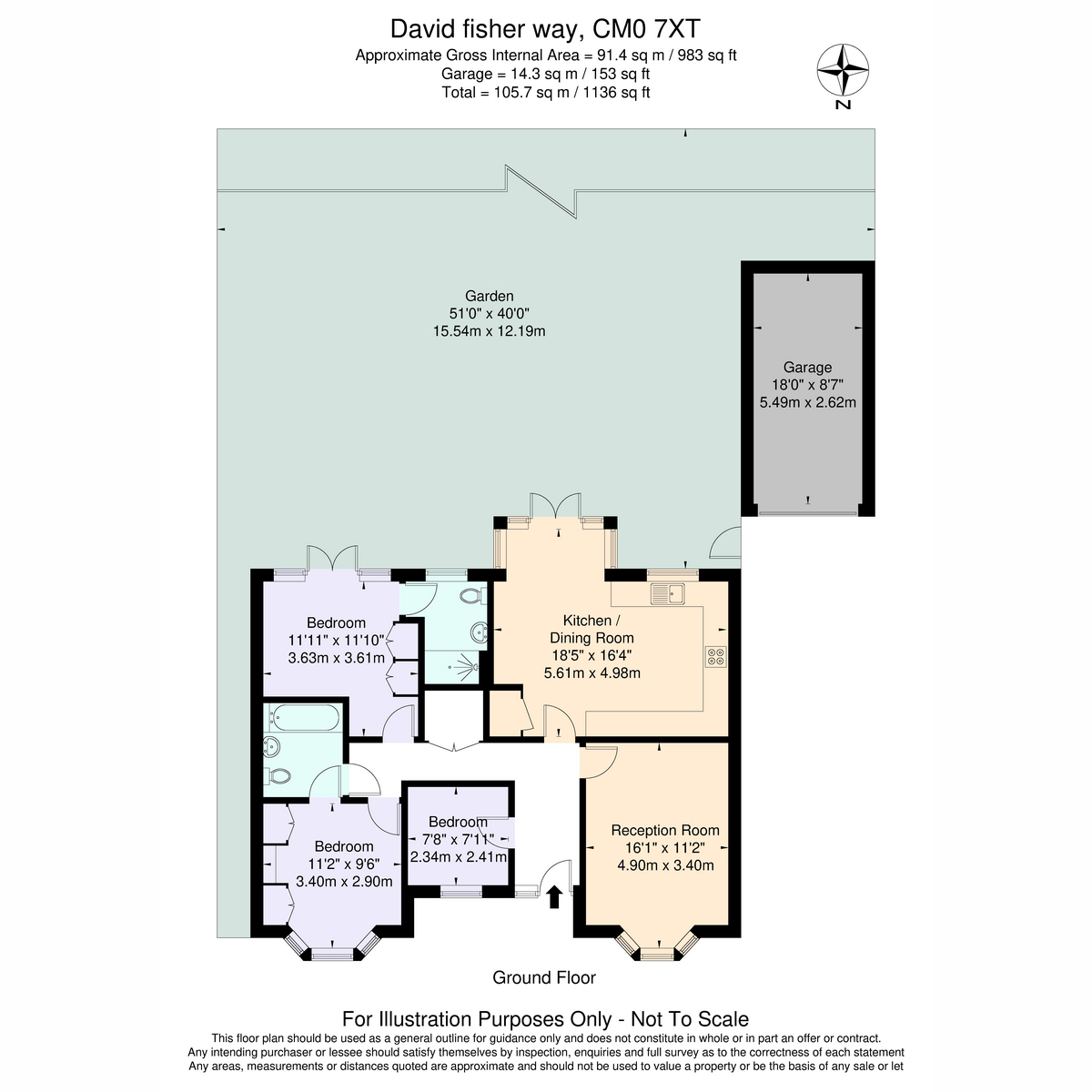 26, David Fisher Way, Southminster floorplan