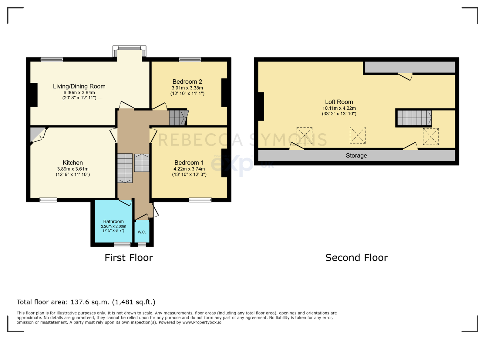 23b, Tregonwell Road, Minehead floorplan