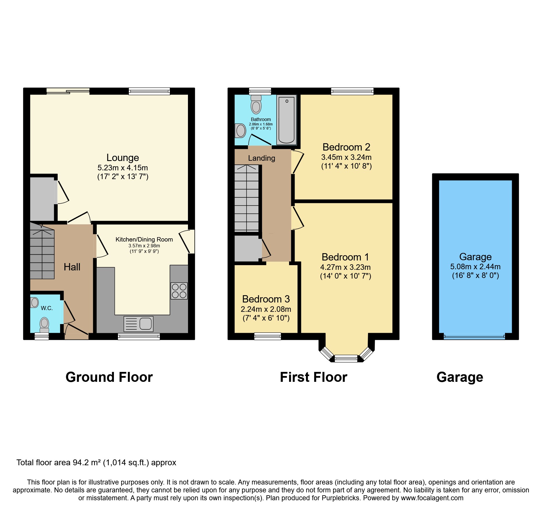 37, Orchard Way, Crediton floorplan