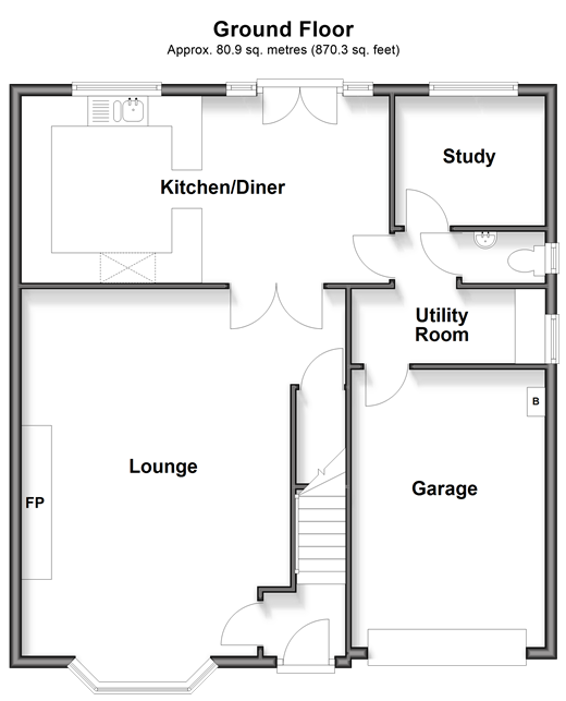 Telegraph Road, Deal floorplan