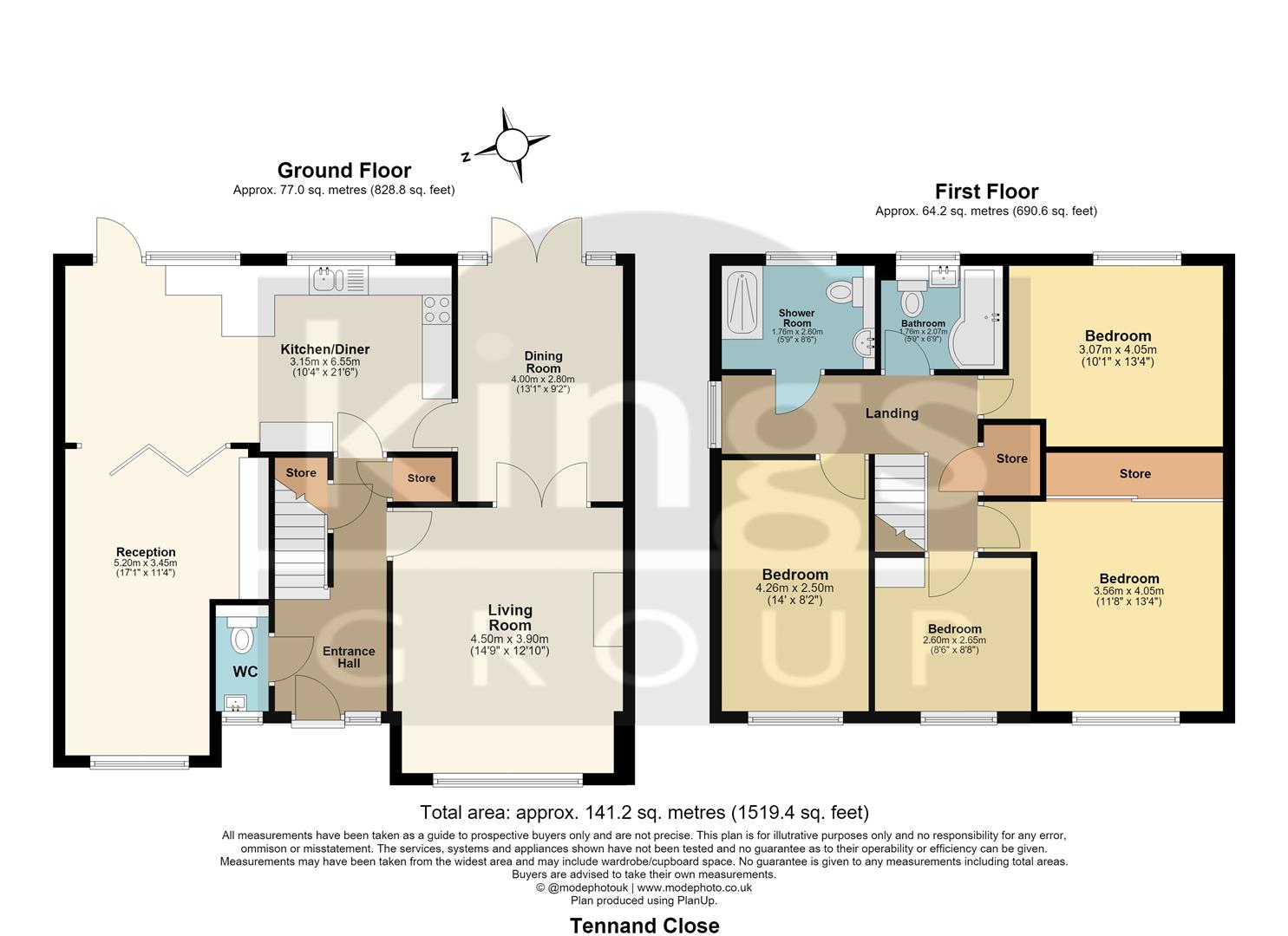 11, Tennand Close, Waltham Cross floorplan