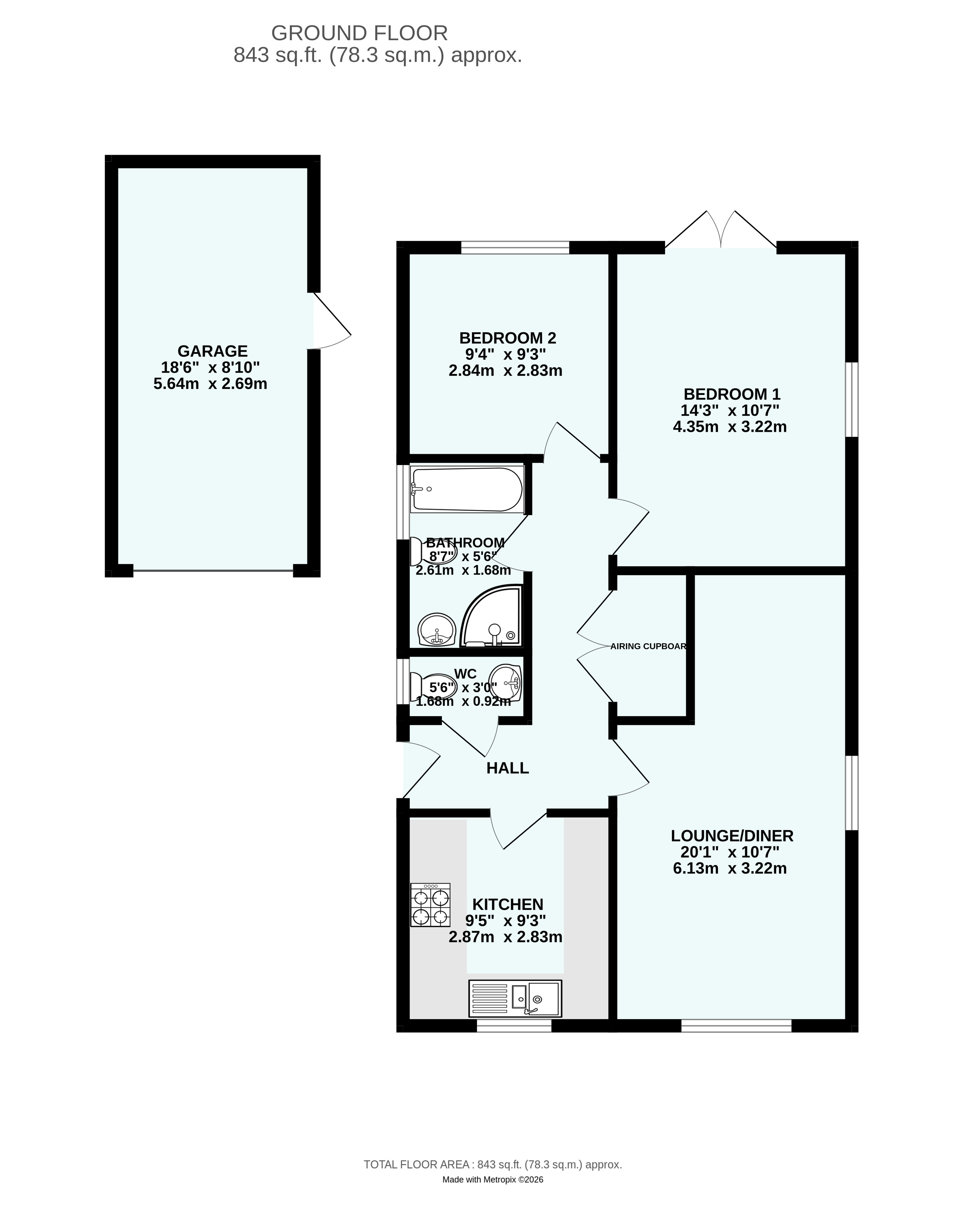 1, Sika Drive, Cornwall floorplan