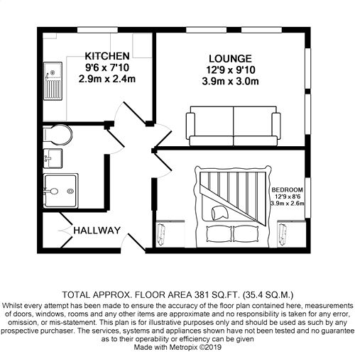 1 Bedrooms Flat for sale in Hanover Court, Quaker Lane, Waltham Abbey, Essex EN9