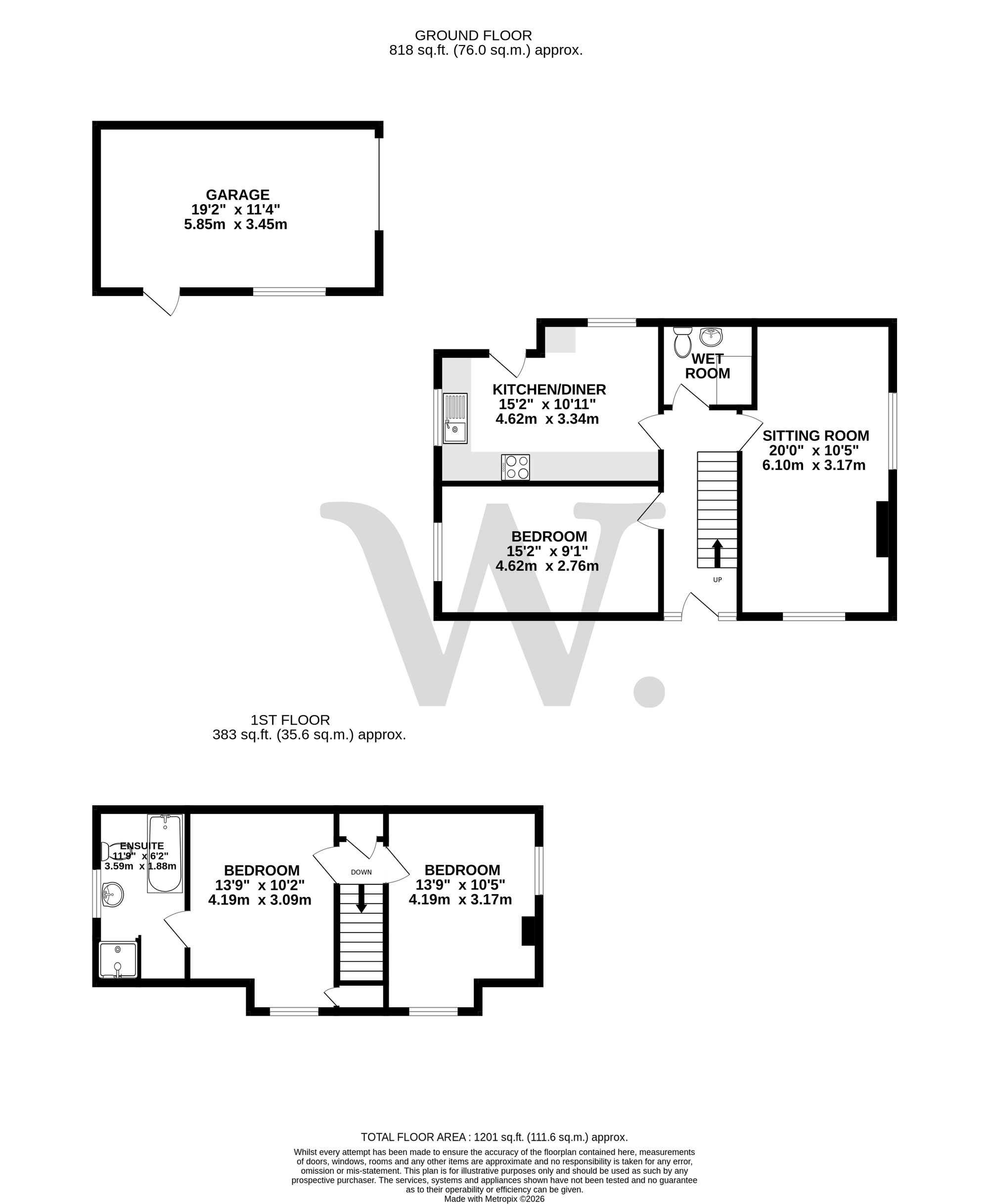 8 Hillvue Close, Norwich floorplan