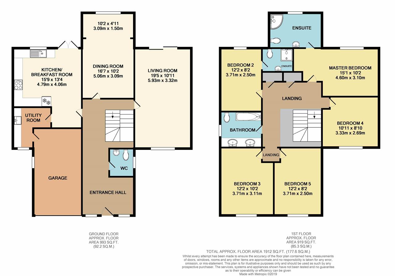 5 Bedrooms Detached house for sale in Easthill, Nash Road, Thornborough MK18