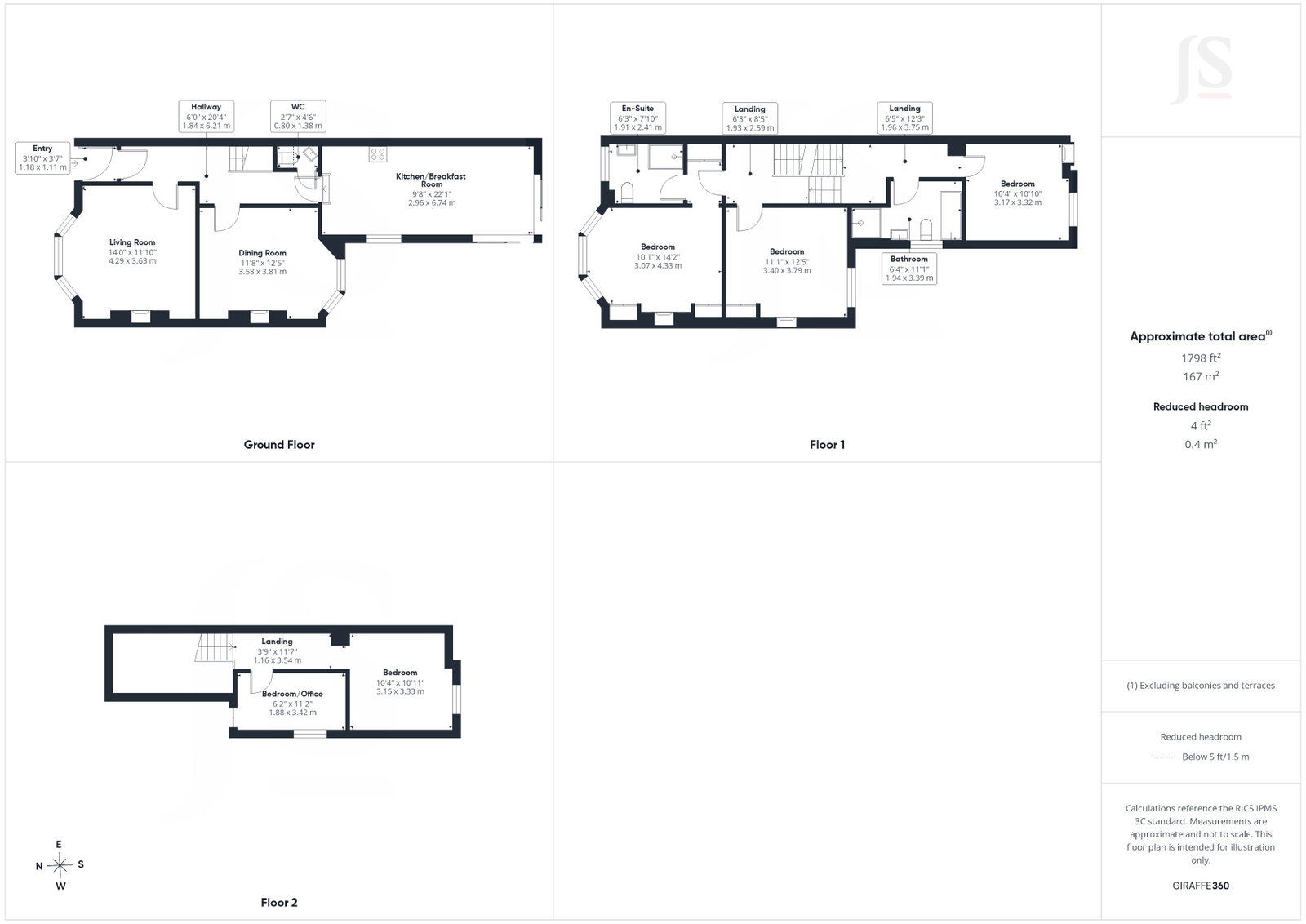 44, Portland Road, Hove floorplan