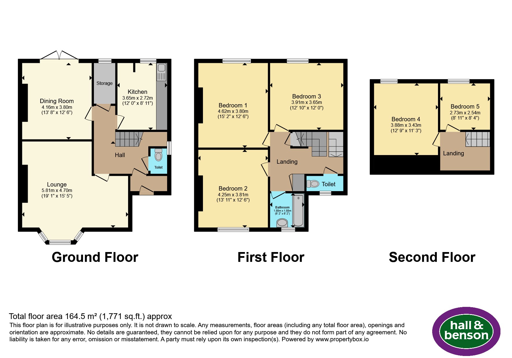 45, Hall Street, Alfreton floorplan