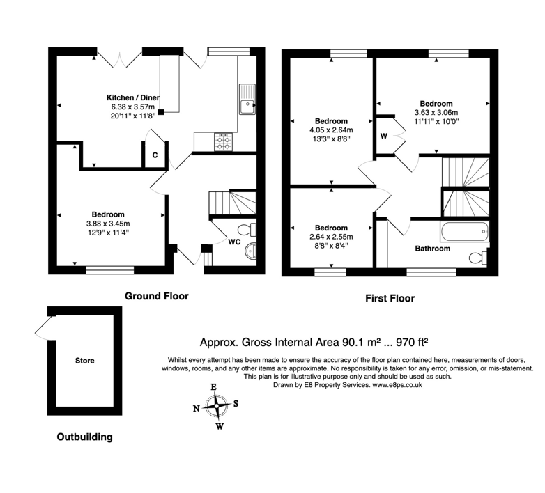 34, Trafford Road, Oxford floorplan
