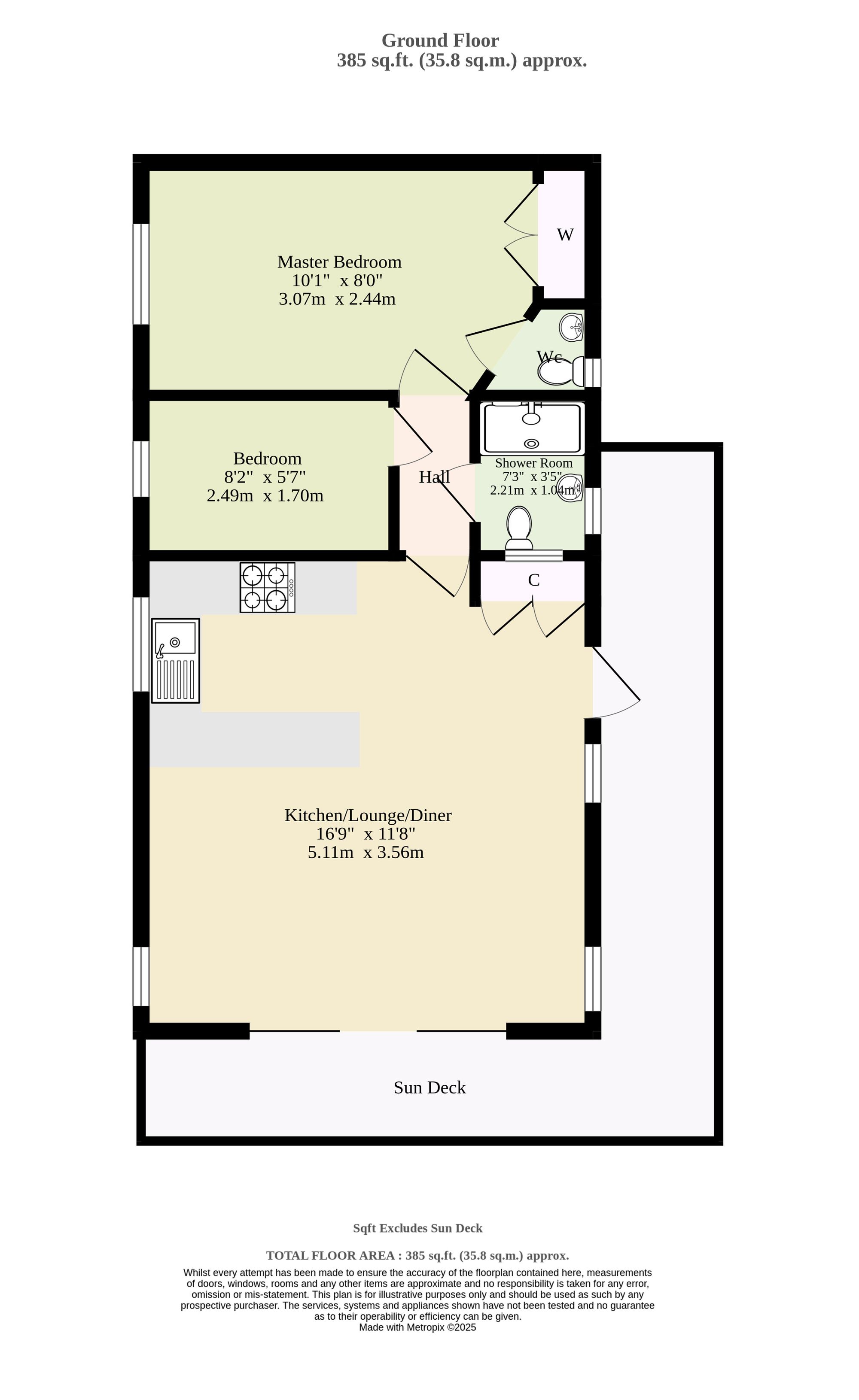 6a Rennie Hill, Cromer floorplan