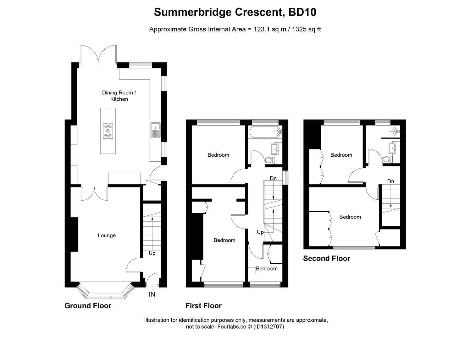 51, Summerbridge Crescent, Bradford floorplan