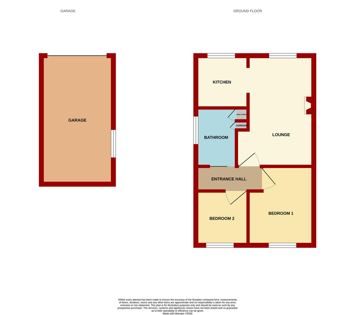 11, Glebe Close, Mitcheldean floorplan