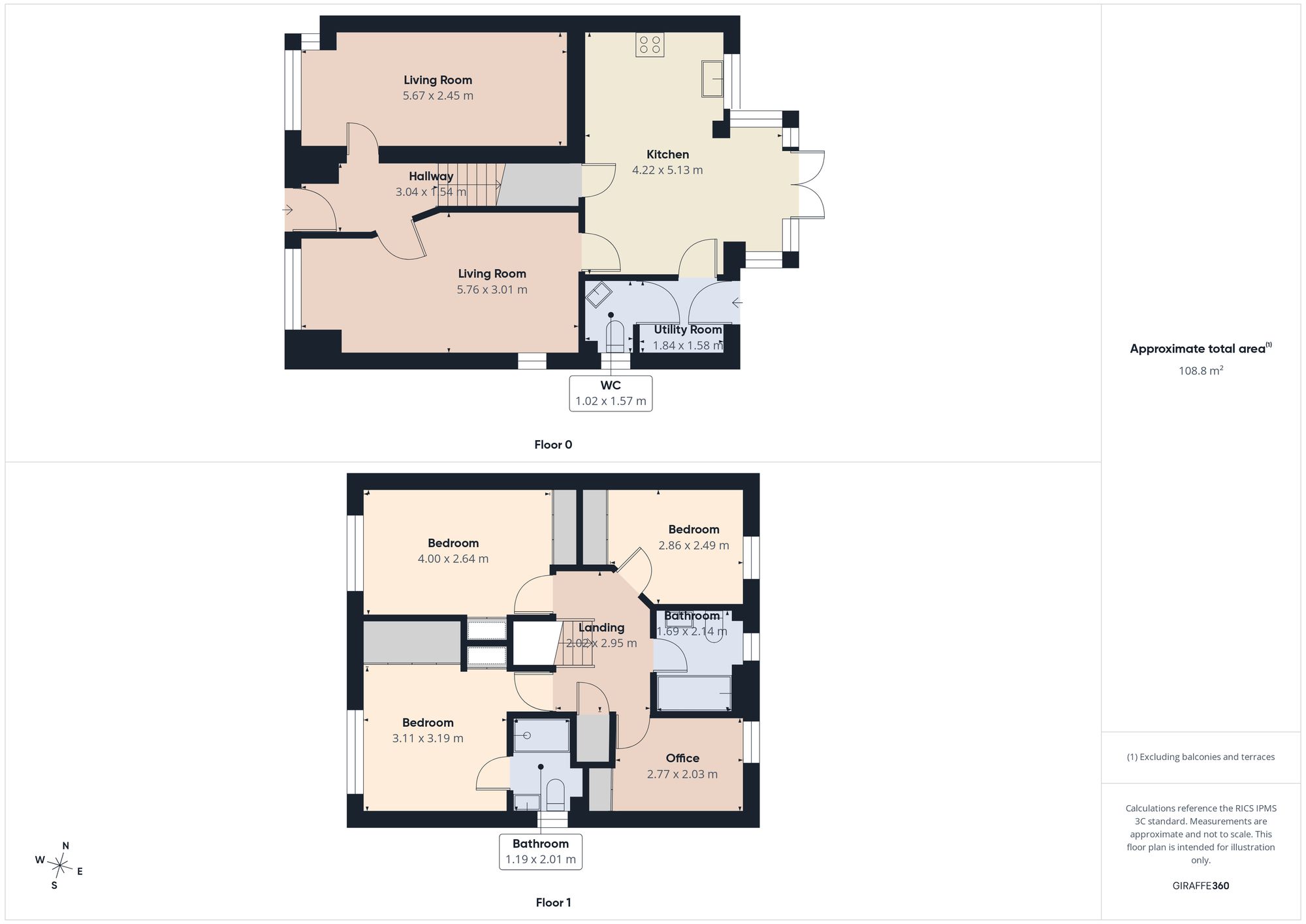 18 Bedeswell Close, Hebburn floorplan