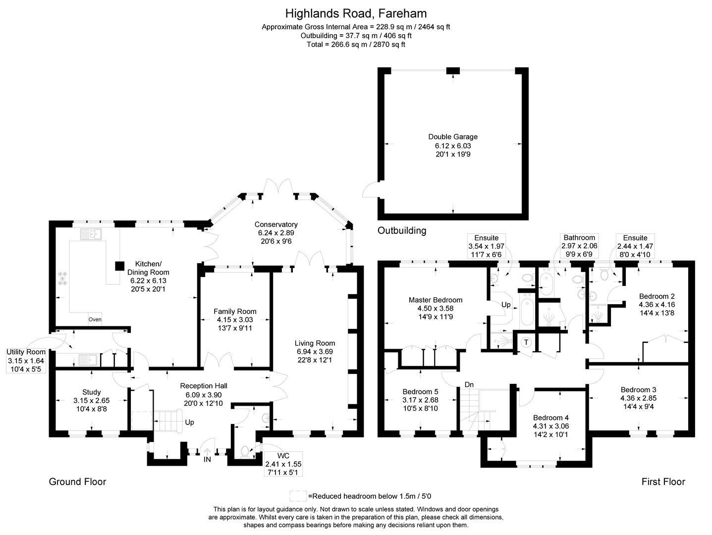 15, Highlands Road, Fareham floorplan