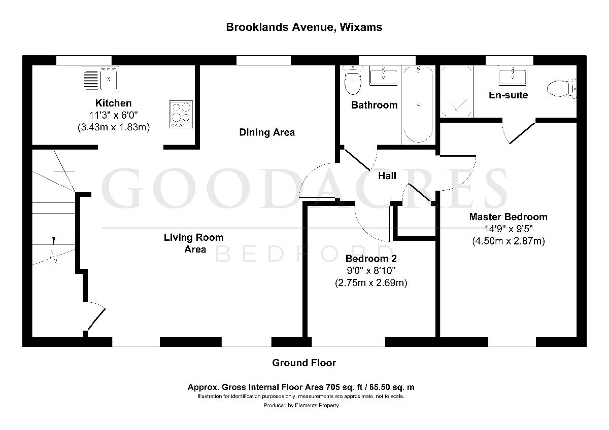 14 Brooklands Avenue, Bedford floorplan