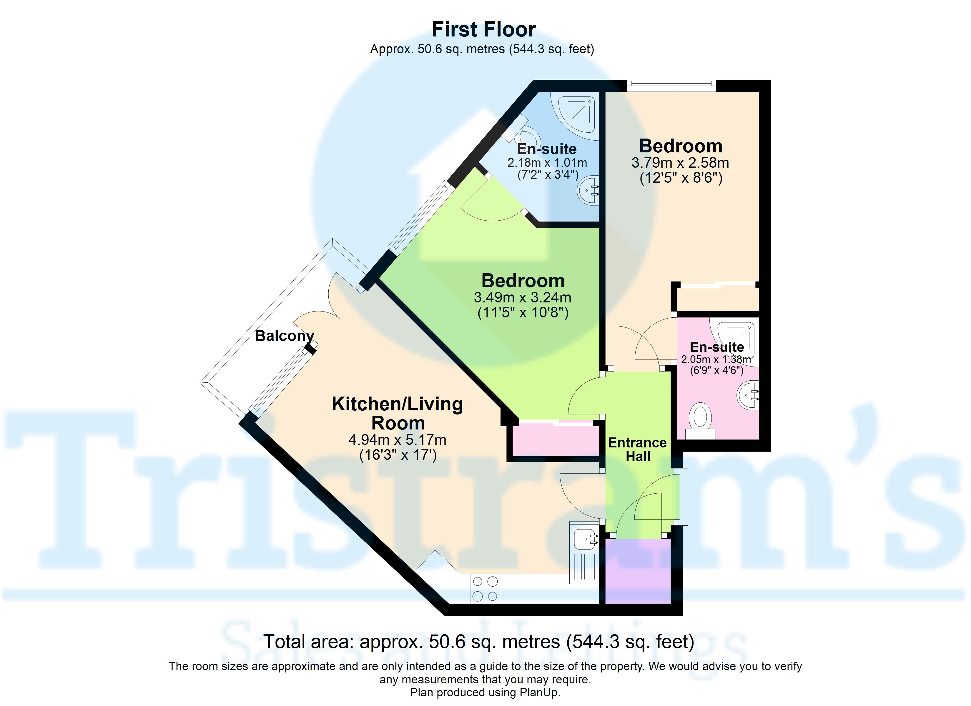 3 Park View Court, Loughborough Road, Nottingham floorplan