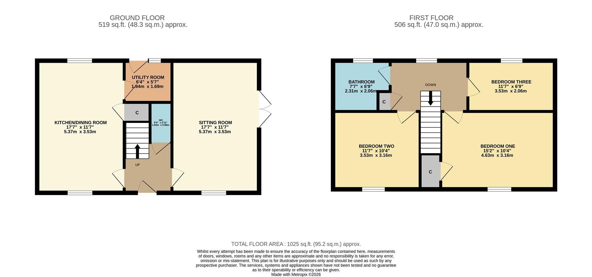 11a, York Close, Chippenham floorplan