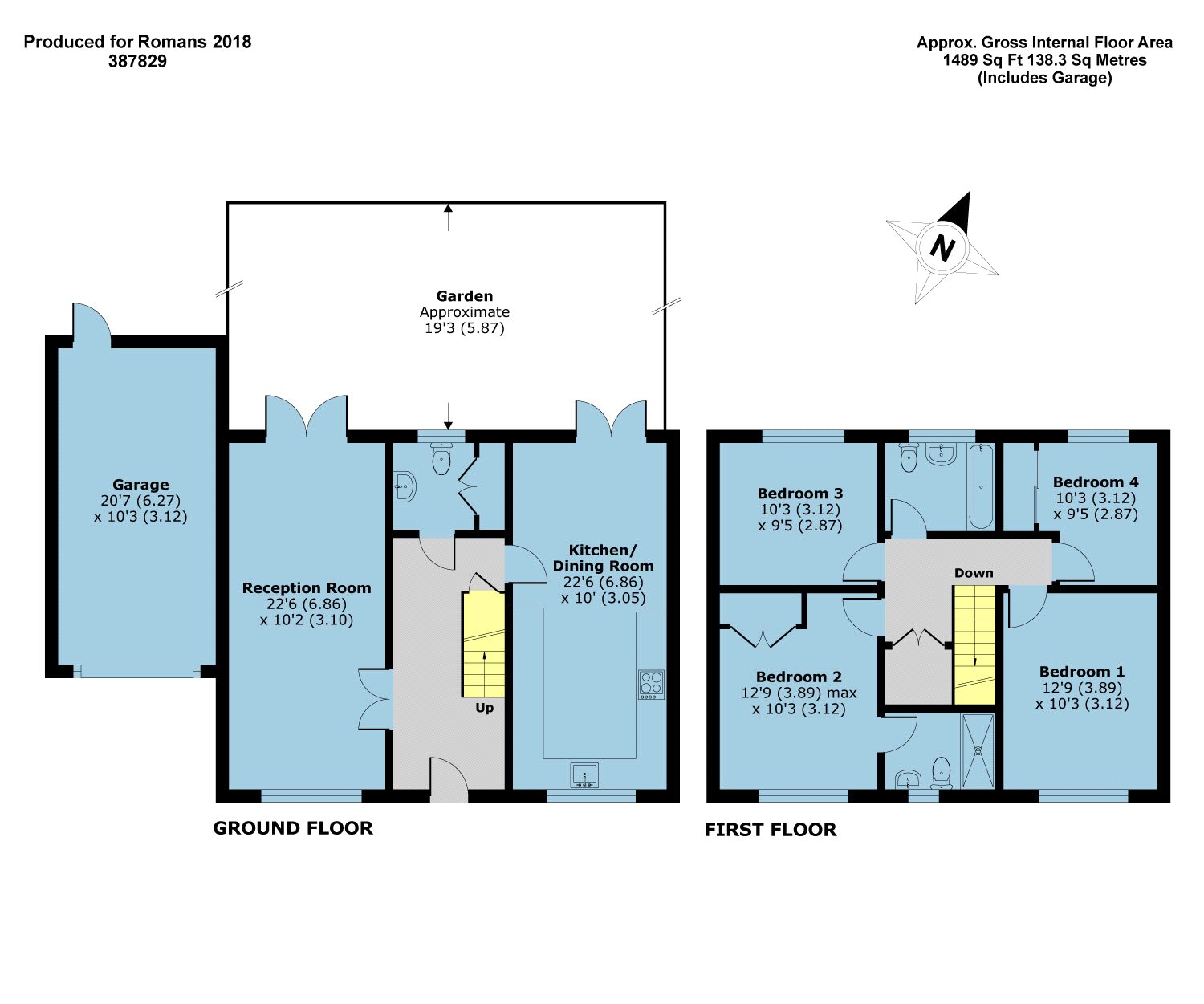 4 Bedrooms Detached house for sale in Parcel Drive, Basingstoke, Hampshire RG24