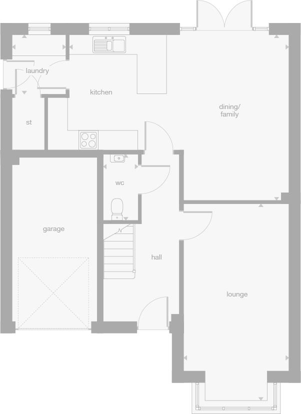64, Meikle Earnock Road, Hamilton floorplan