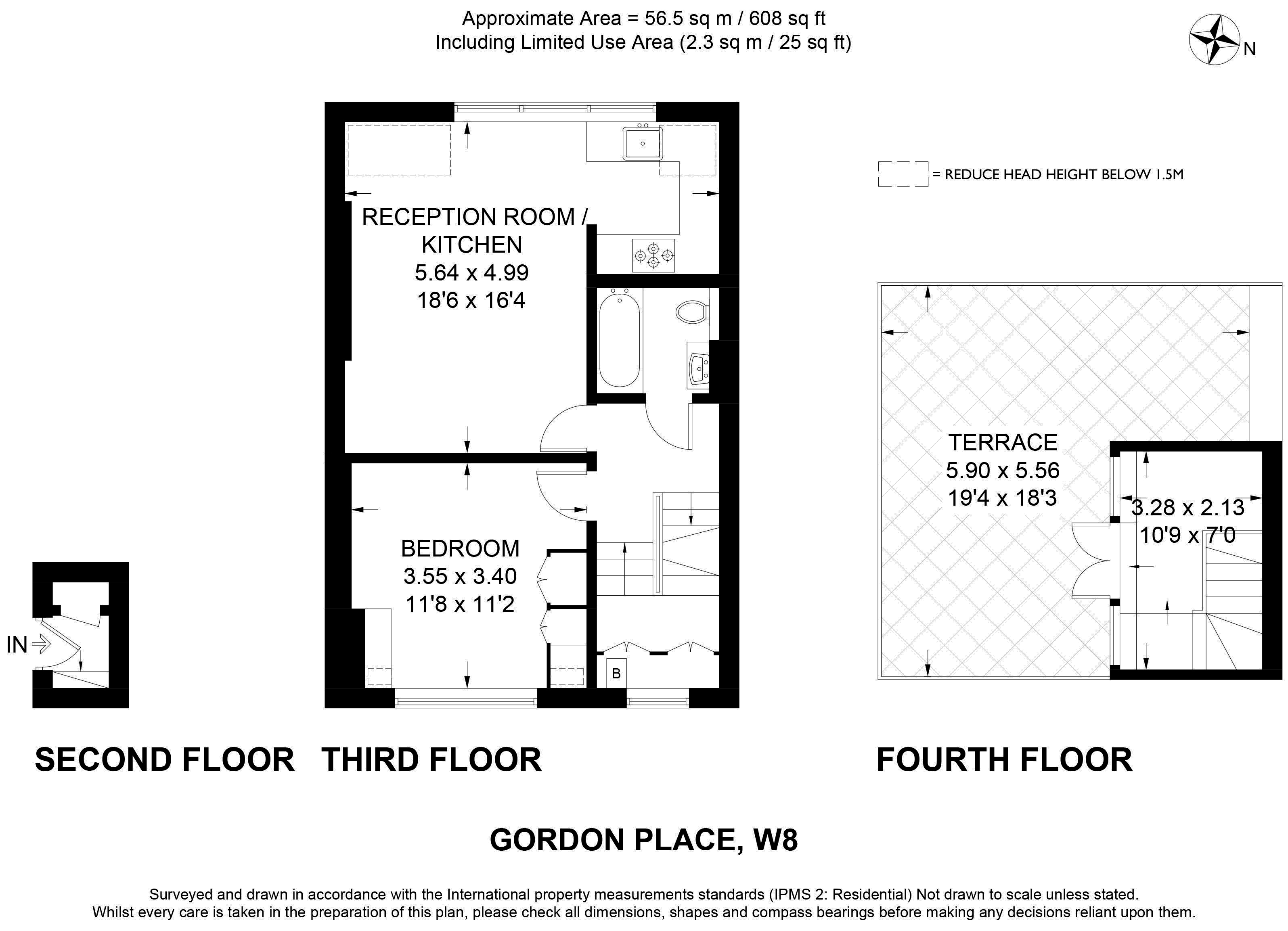 4, 13, Gordon Place, London floorplan