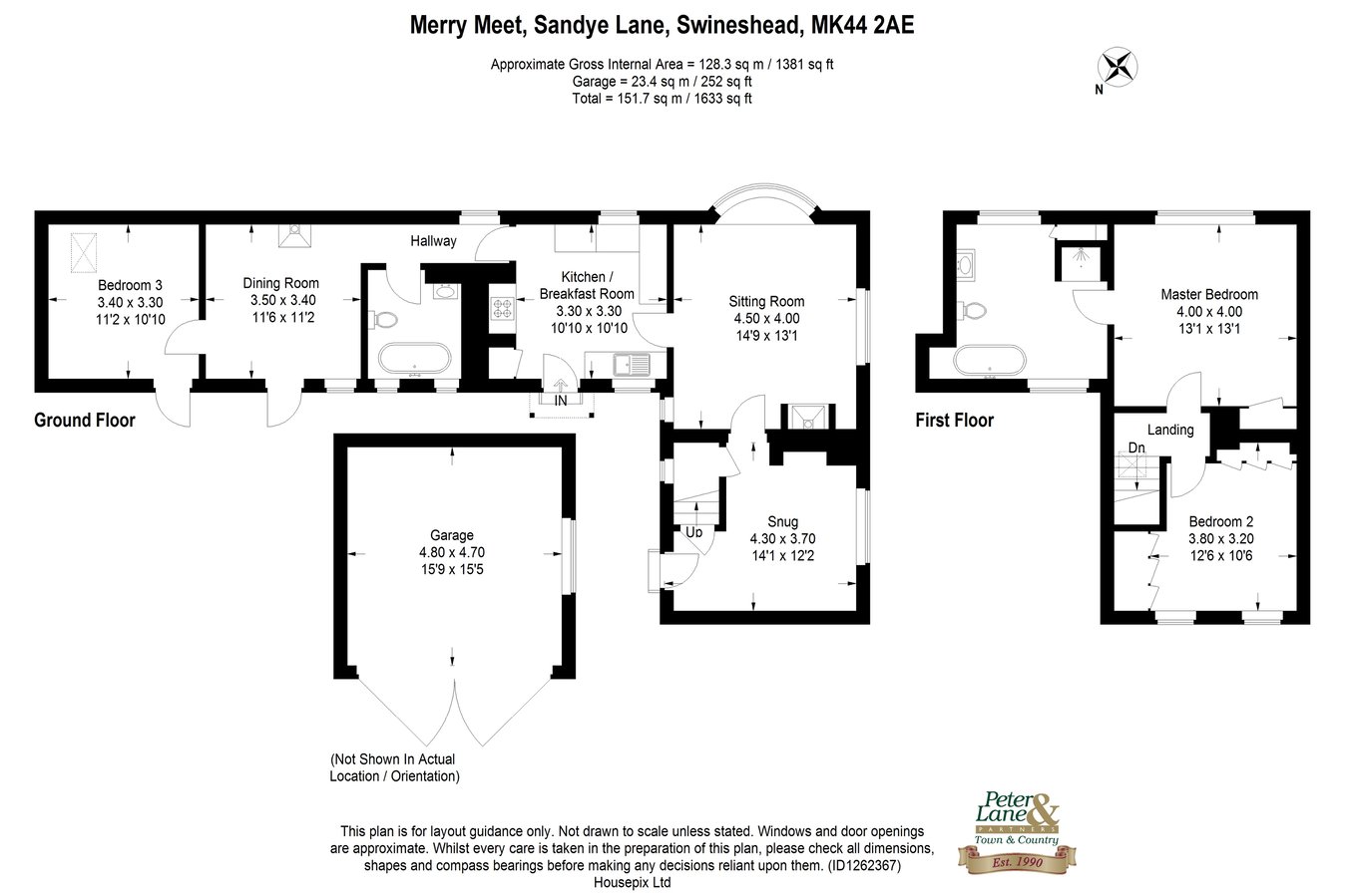 Merry Meet Cottage, Sandye Lane, Bedford floorplan