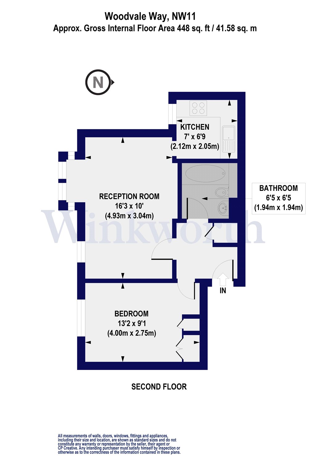 Woodvale Way, London floorplan