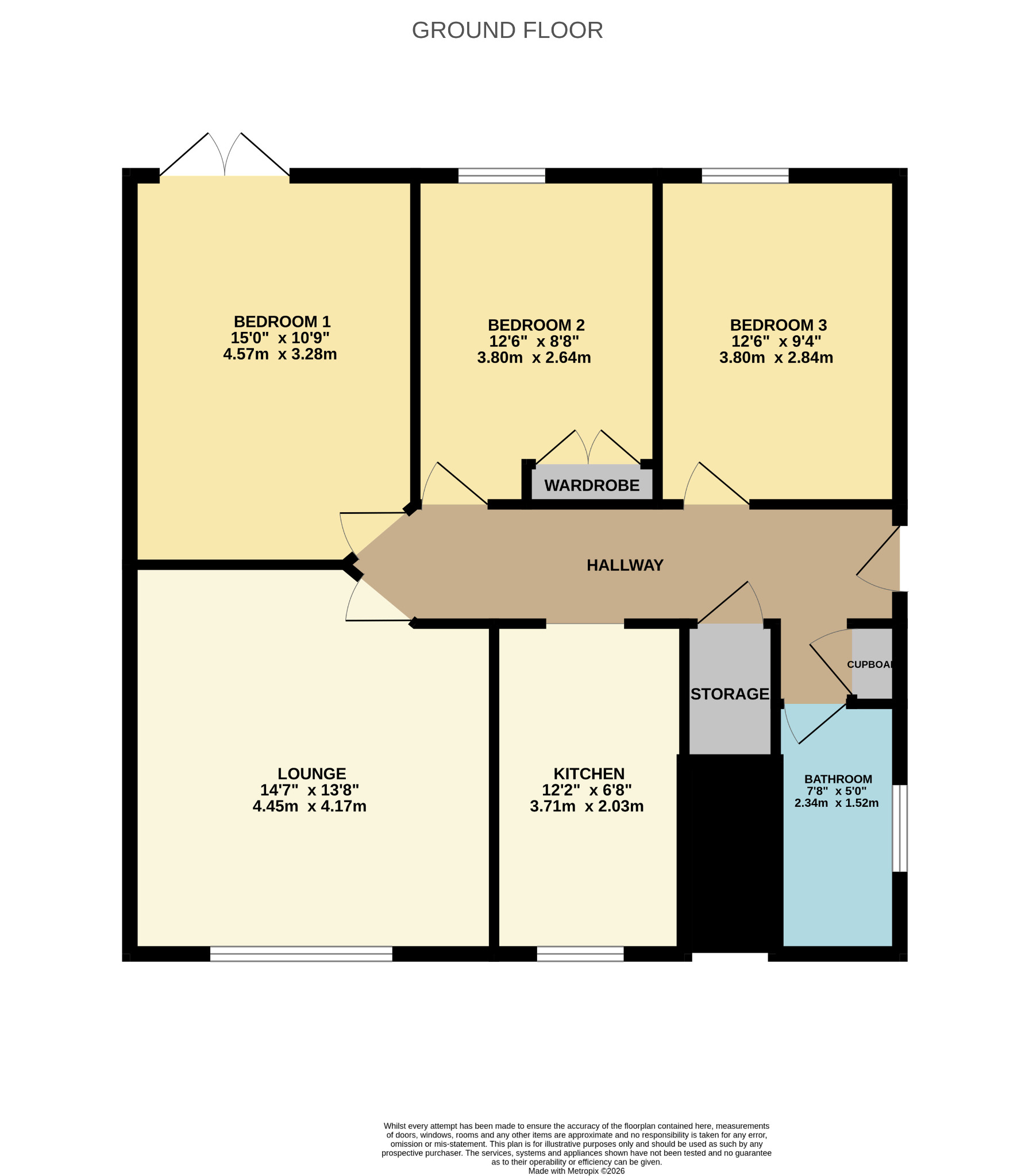 115, Househillmuir Road, Glasgow floorplan