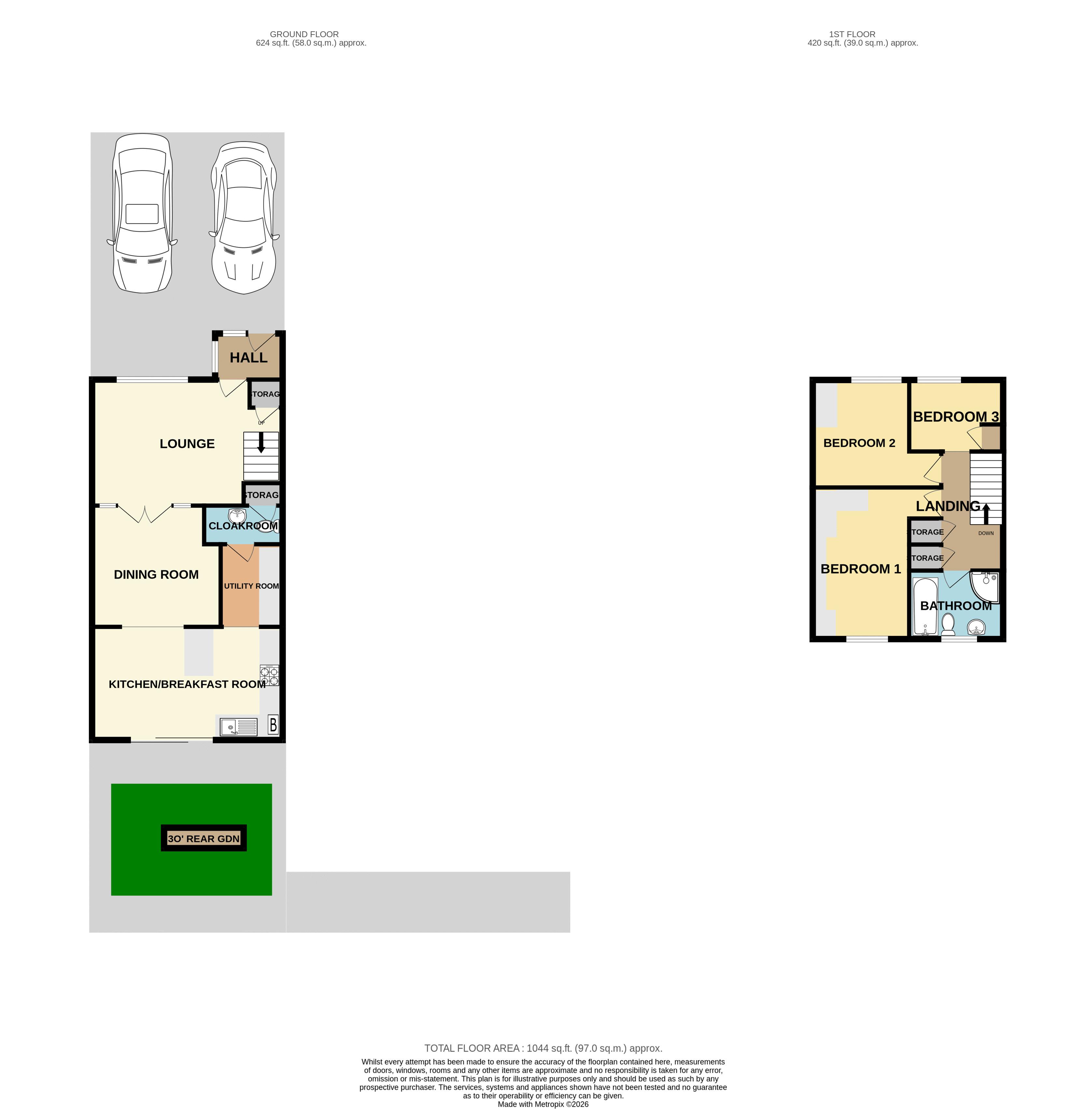 5, Brogden Crescent, Maidstone floorplan