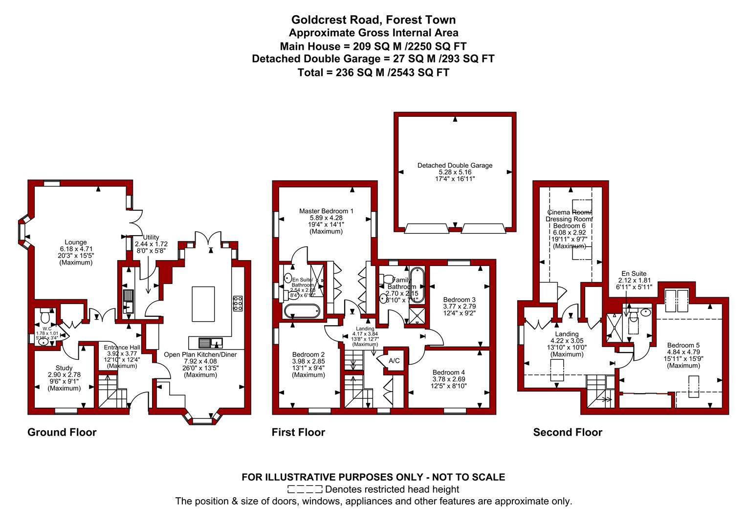 30, Goldcrest Road, Mansfield floorplan